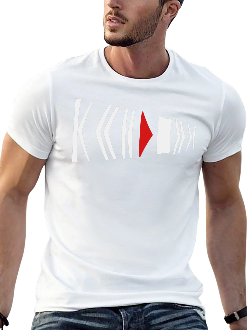 Geometric Arrow Graphic T-Shirt