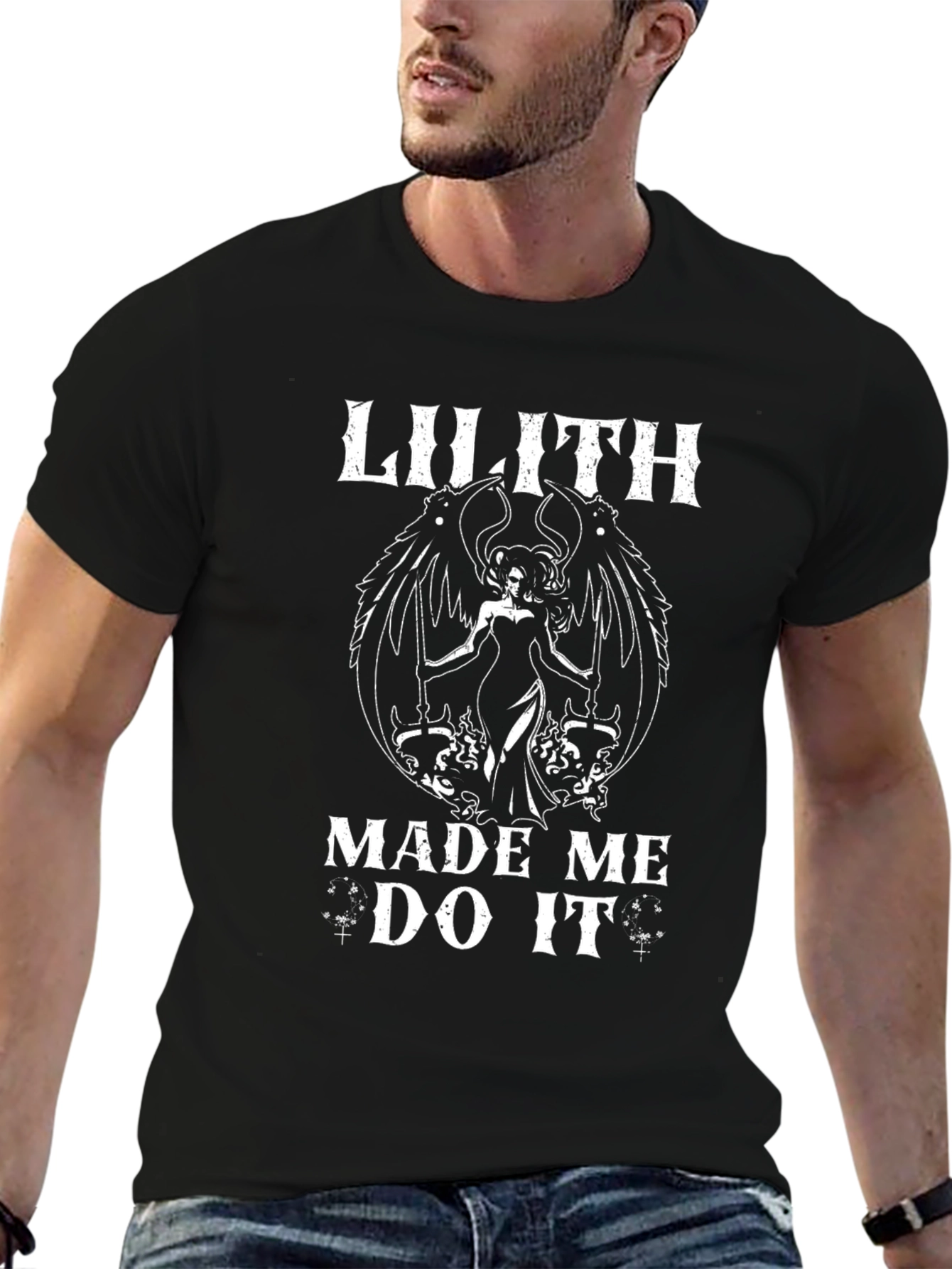 Lilith Made Me Do It T-Shirt - Dark Humor Graphic Tee