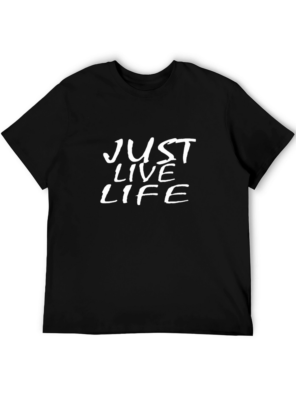 Just Live Life Graphic Tee - Trendy Style