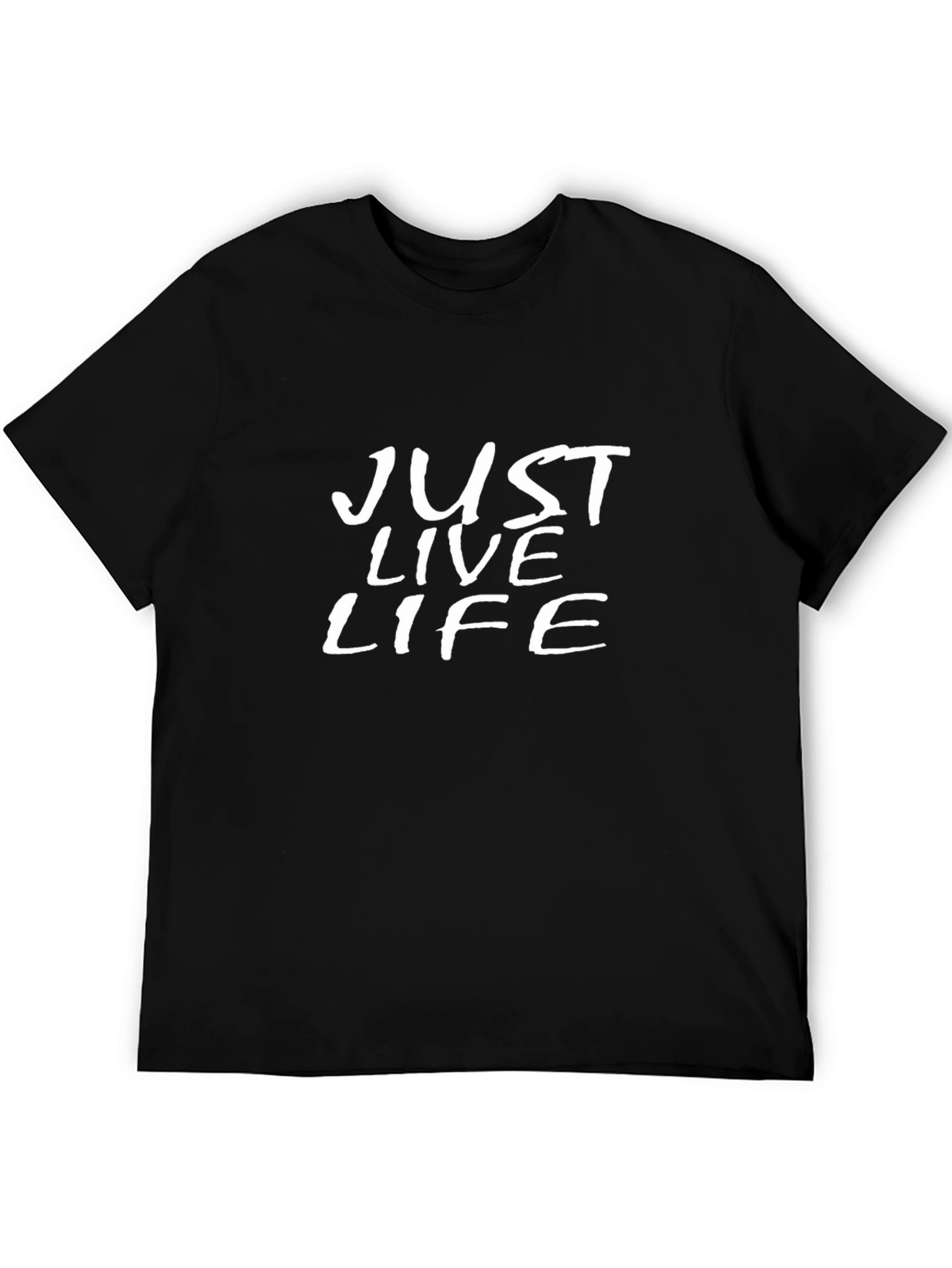 Just Live Life Graphic Tee - Trendy Style