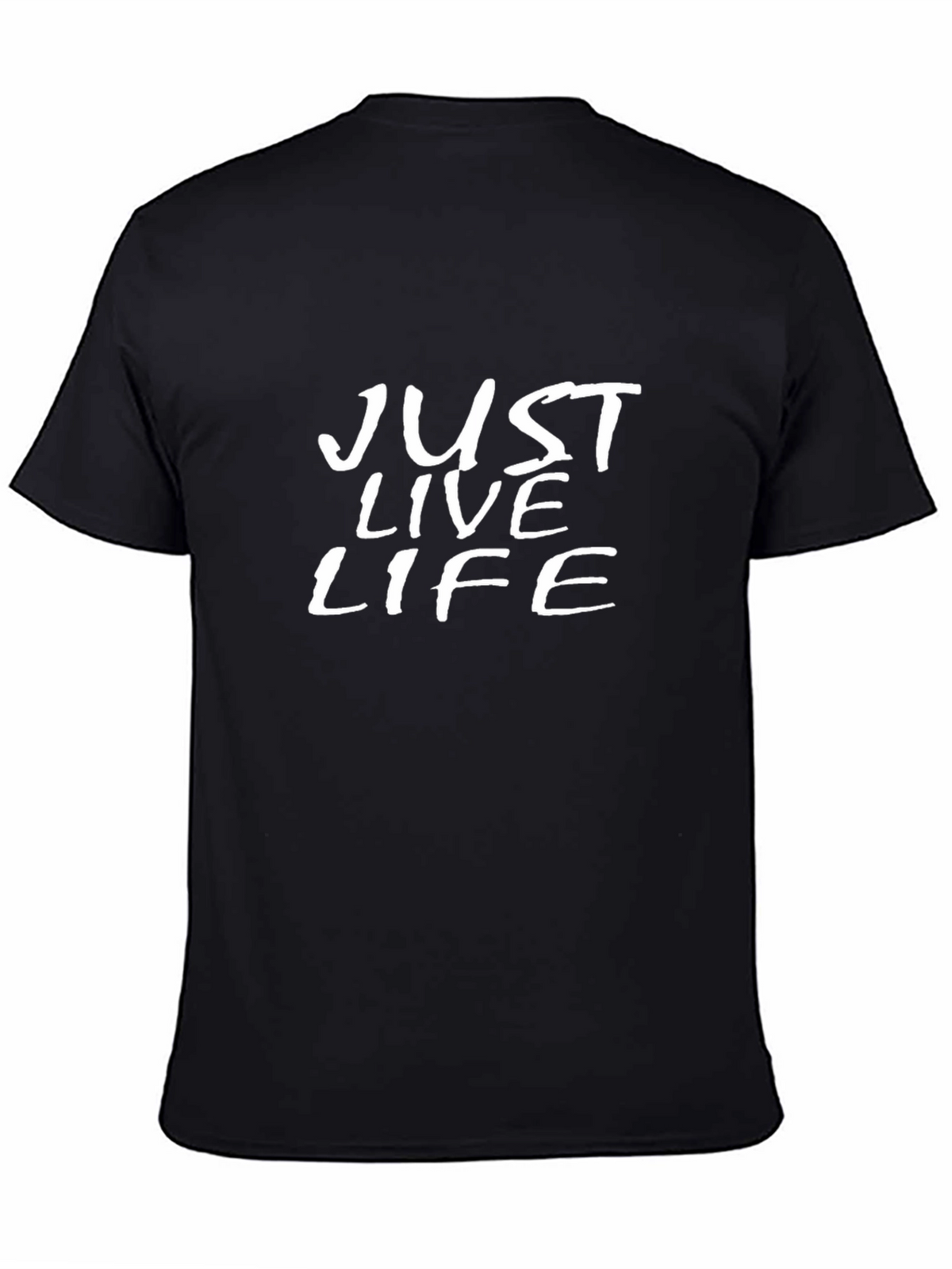 Just Live Life Graphic Tee - Trendy Style