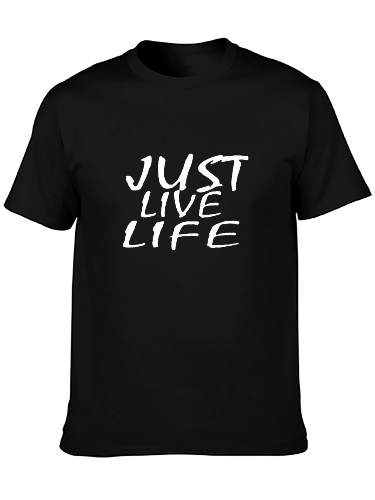 Just Live Life Graphic Tee - Trendy Style