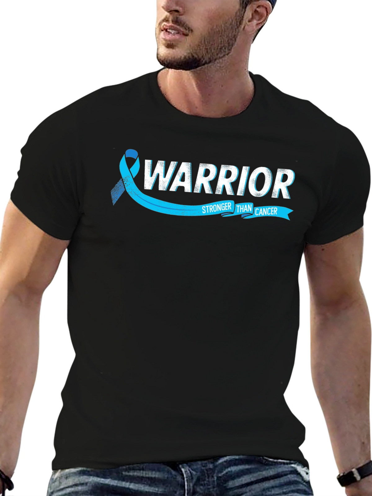Warrior Stronger Than Cancer Awareness T-Shirt