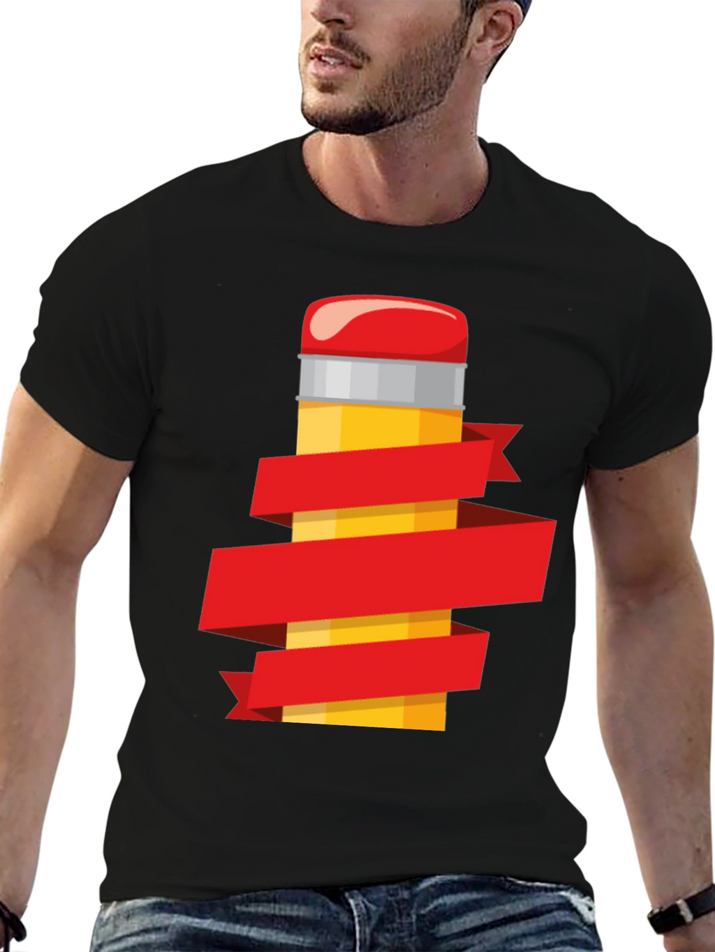 Pencil Graphic T-Shirt