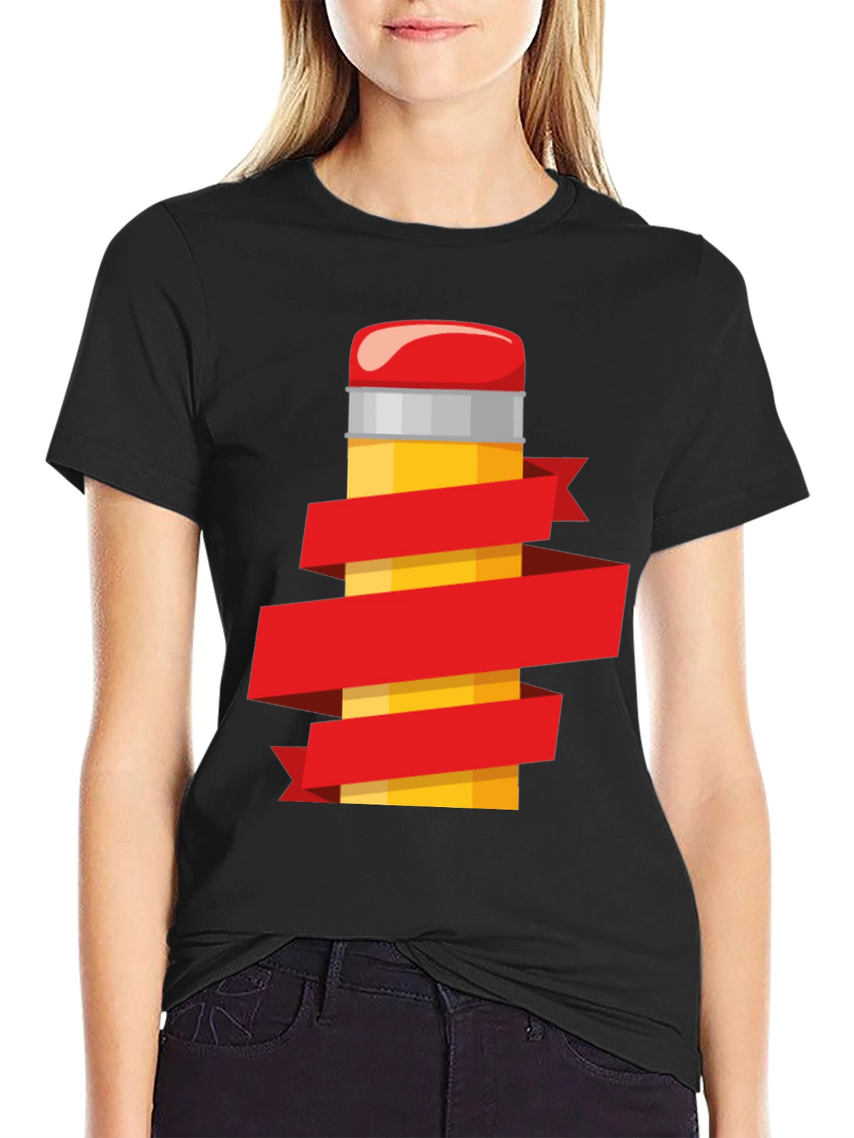 Pencil Graphic T-Shirt