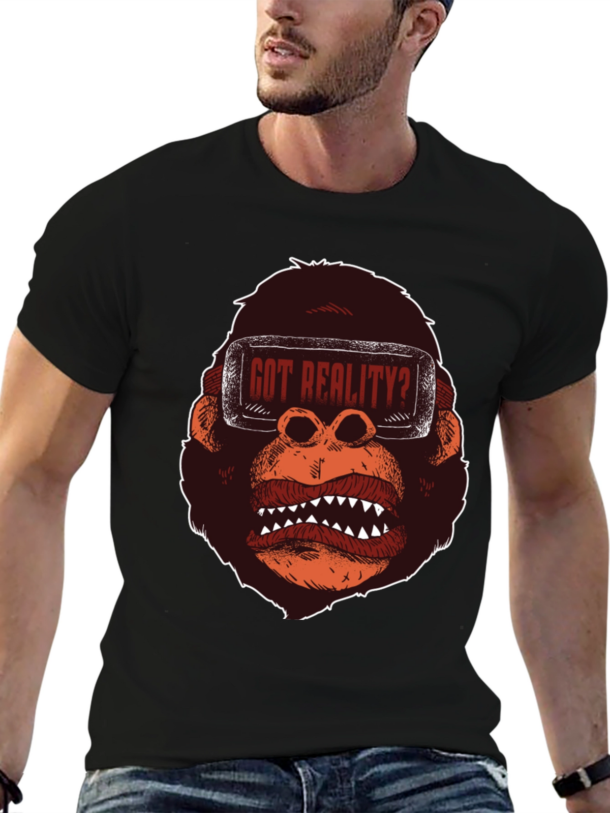 Got Reality? Gorilla VR Headset Graphic Tee