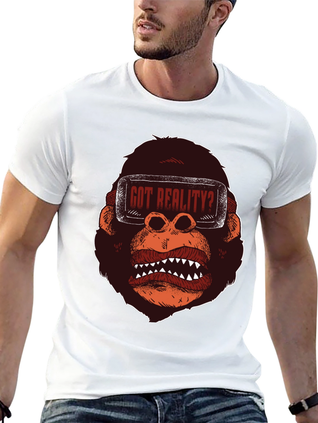 Got Reality? Gorilla VR Headset Graphic Tee