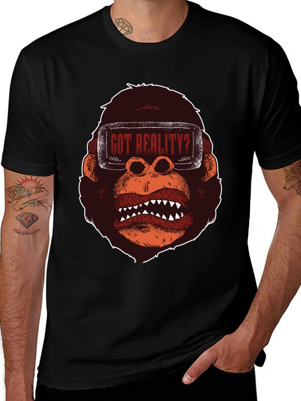 Got Reality? Gorilla VR Headset Graphic Tee