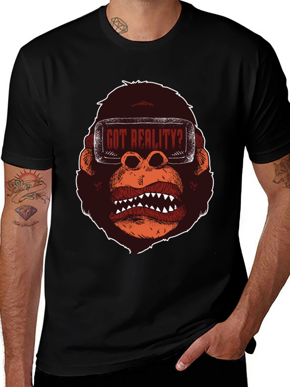 Got Reality? Gorilla VR Headset Graphic Tee
