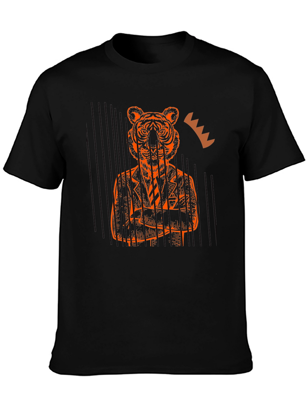 Tiger Suit Graphic Tee - Unique Style