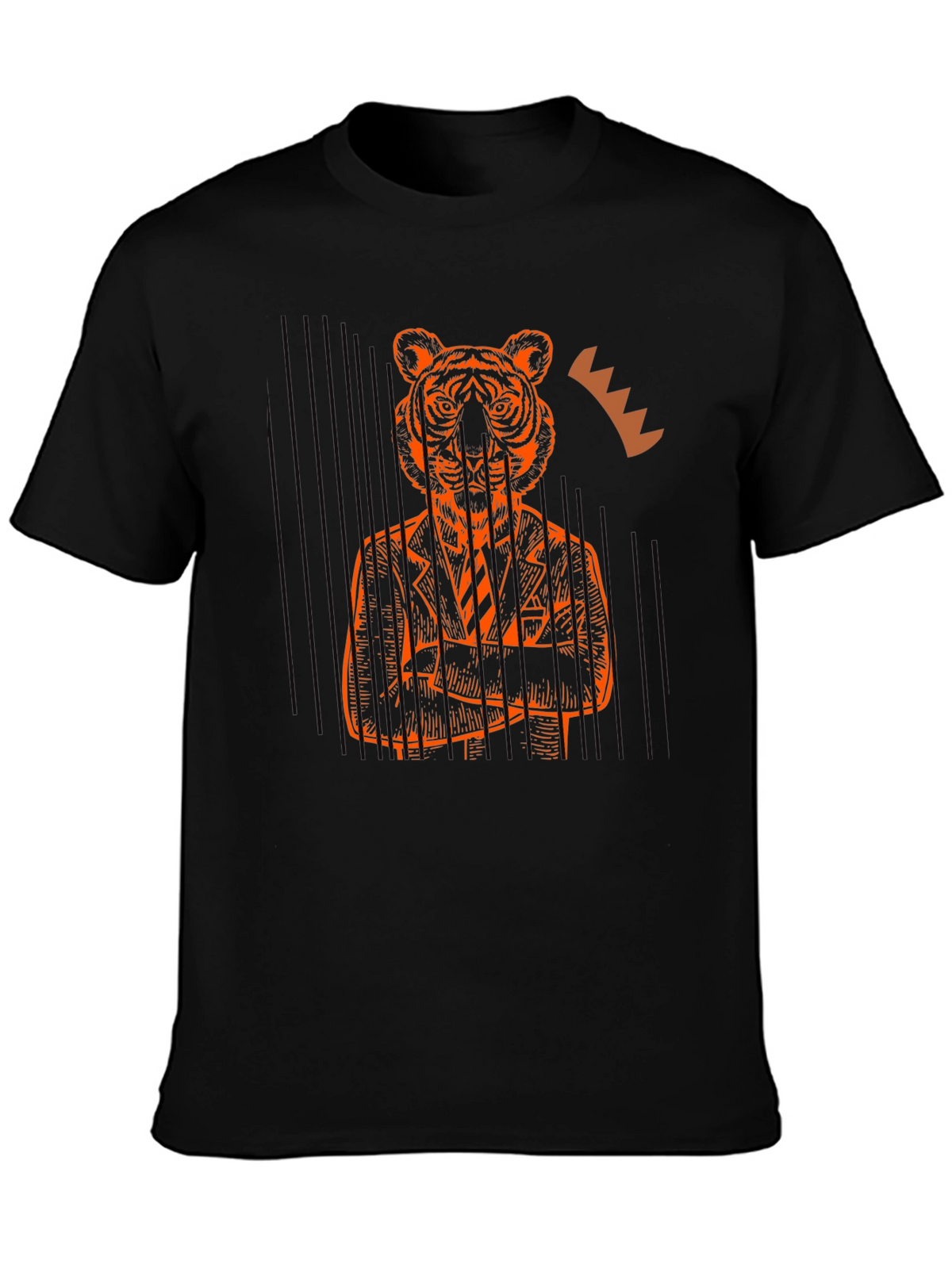Tiger Suit Graphic Tee - Unique Style