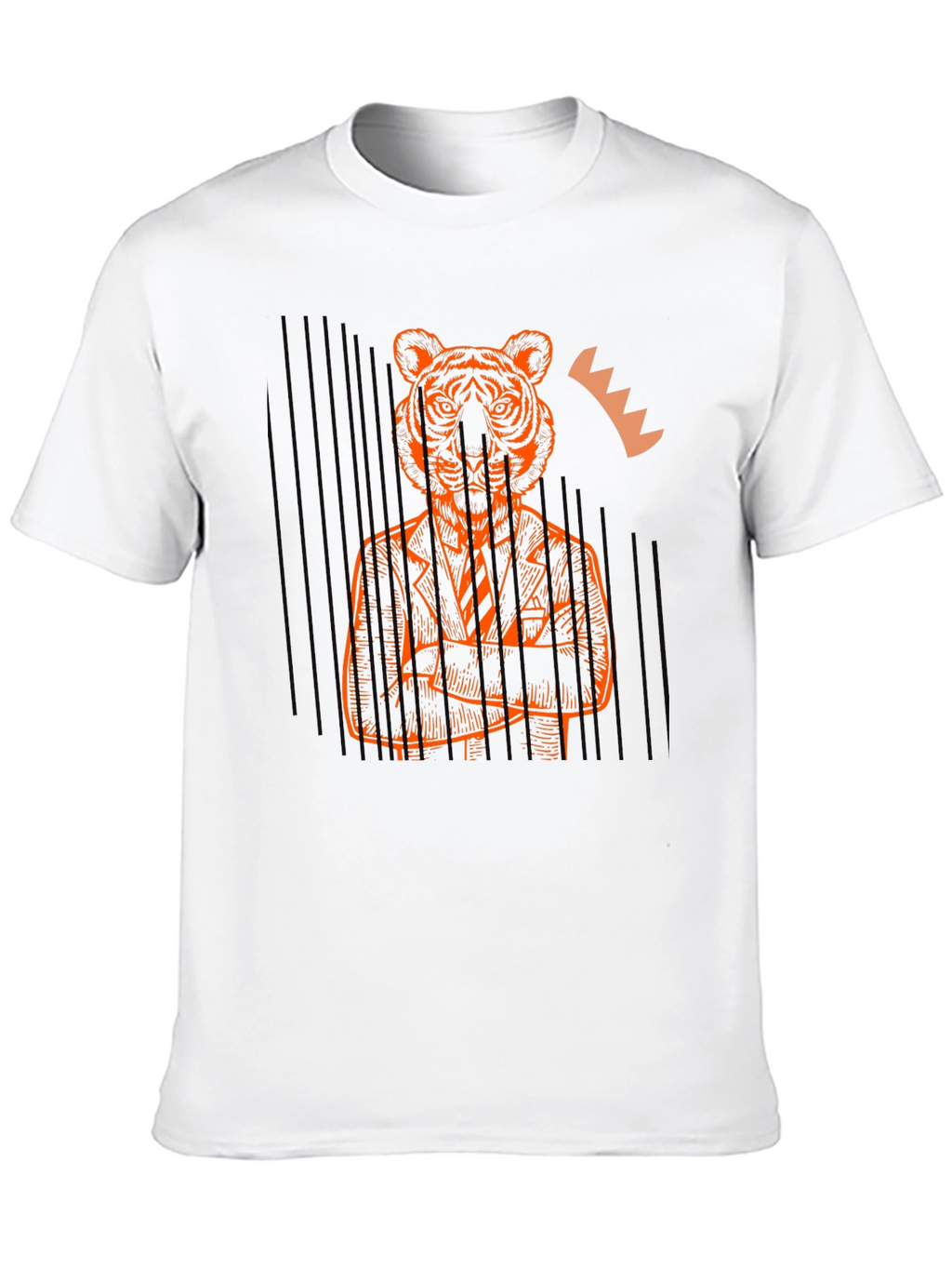 Tiger Suit Graphic Tee - Unique Style