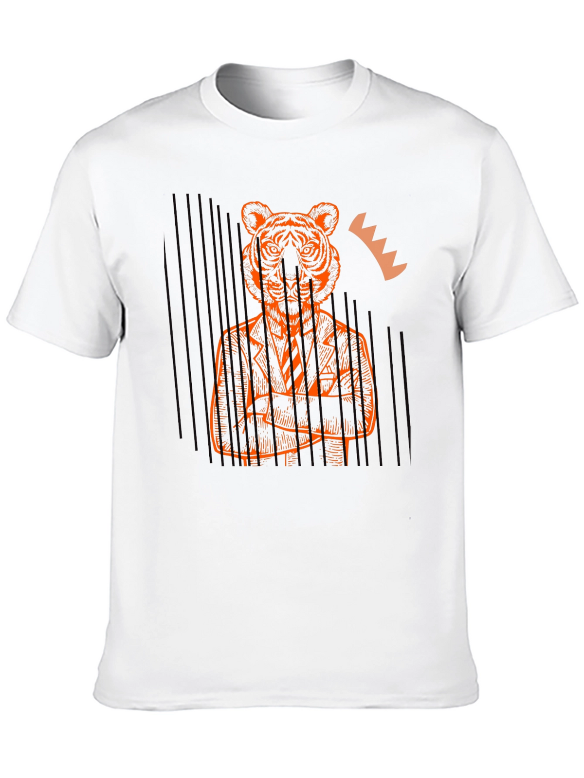 Tiger Suit Graphic Tee - Unique Style