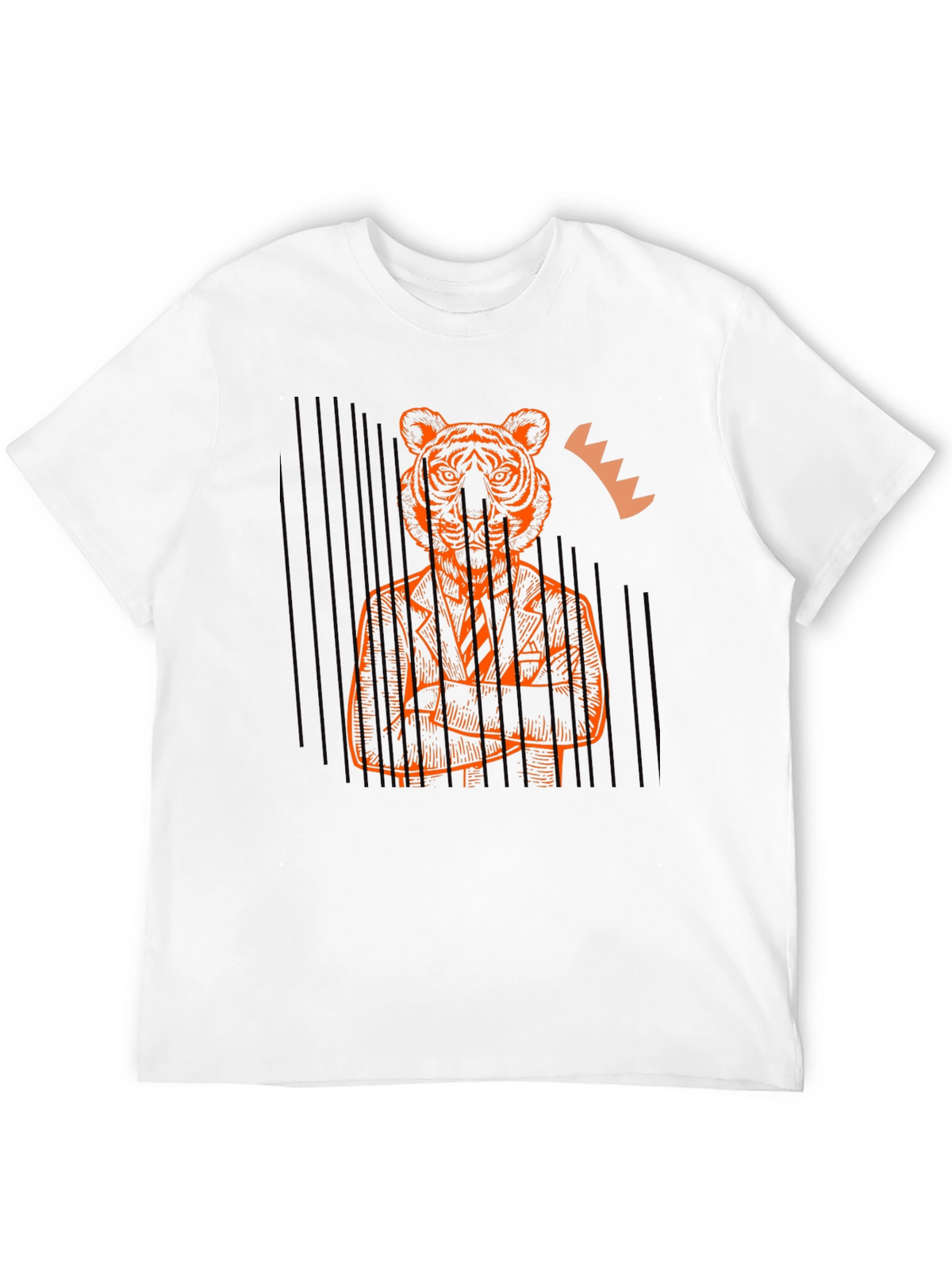 Tiger Suit Graphic Tee - Unique Style