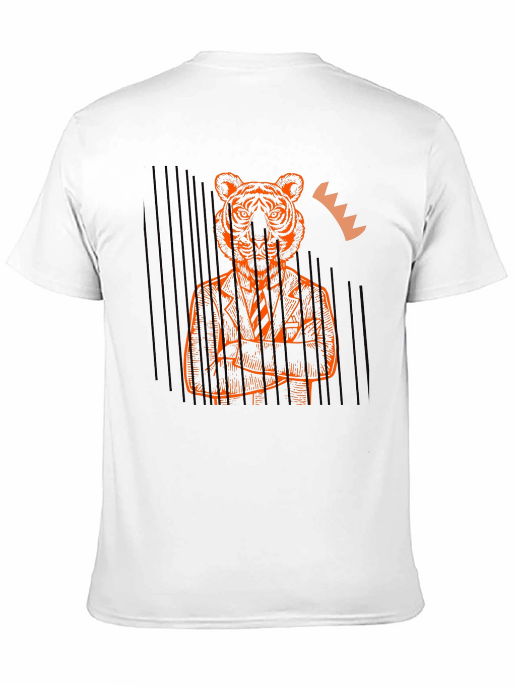 Tiger Suit Graphic Tee - Unique Style