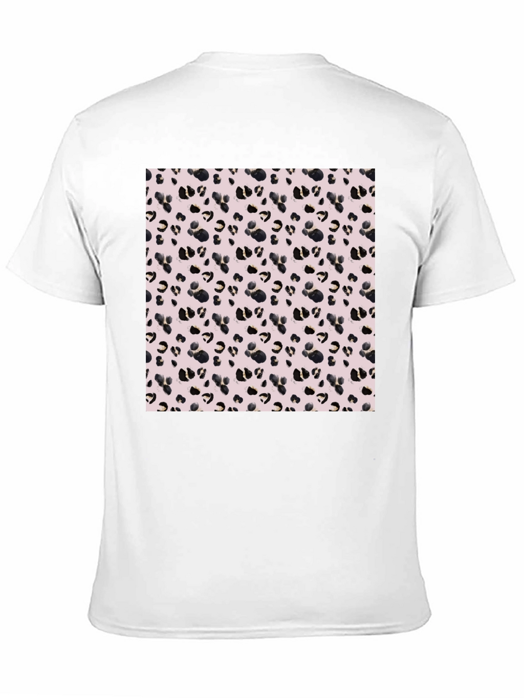 Leopard Print Black Tee
