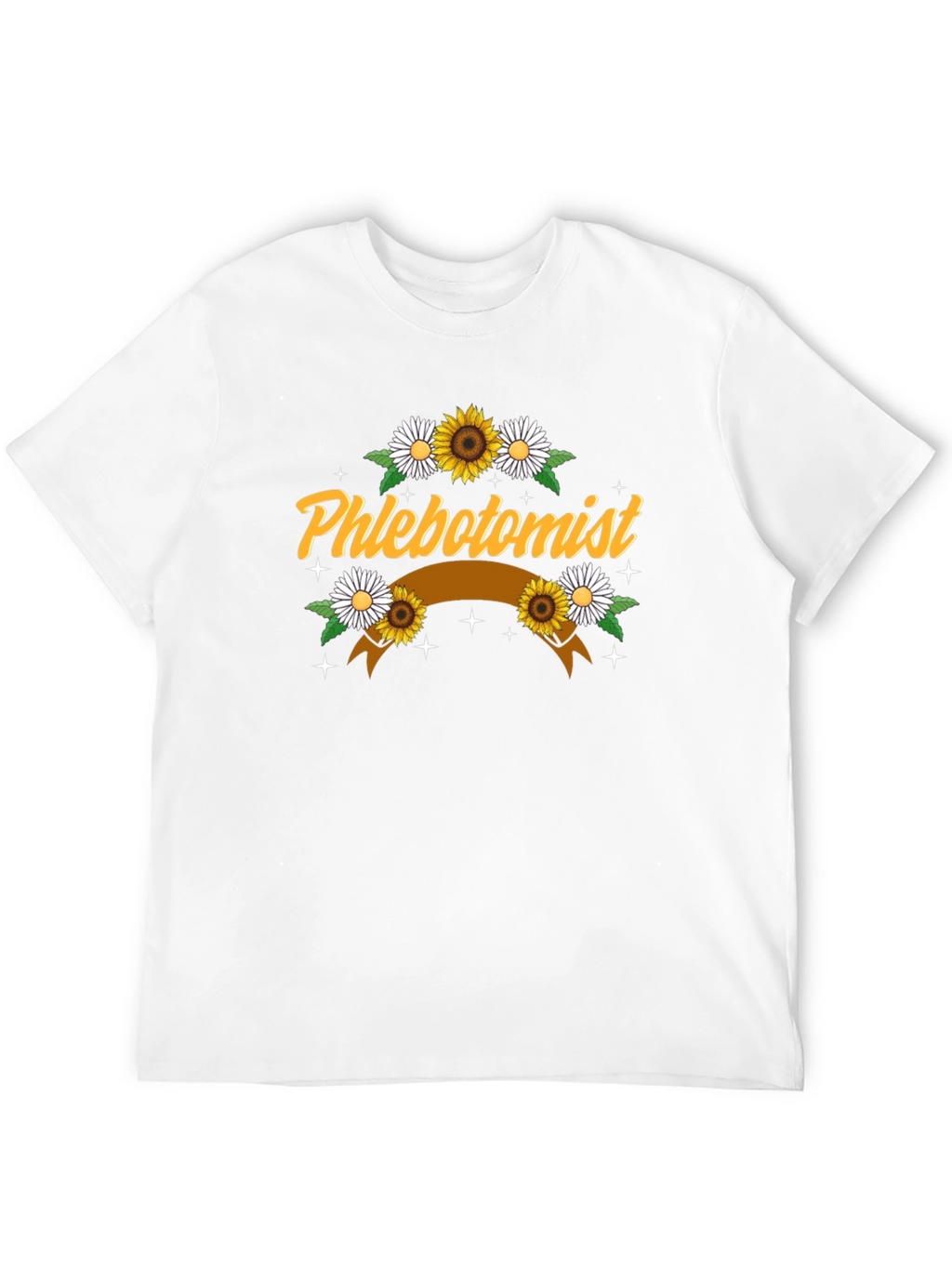 Phlebotomist Sunflower Graphic T-Shirt