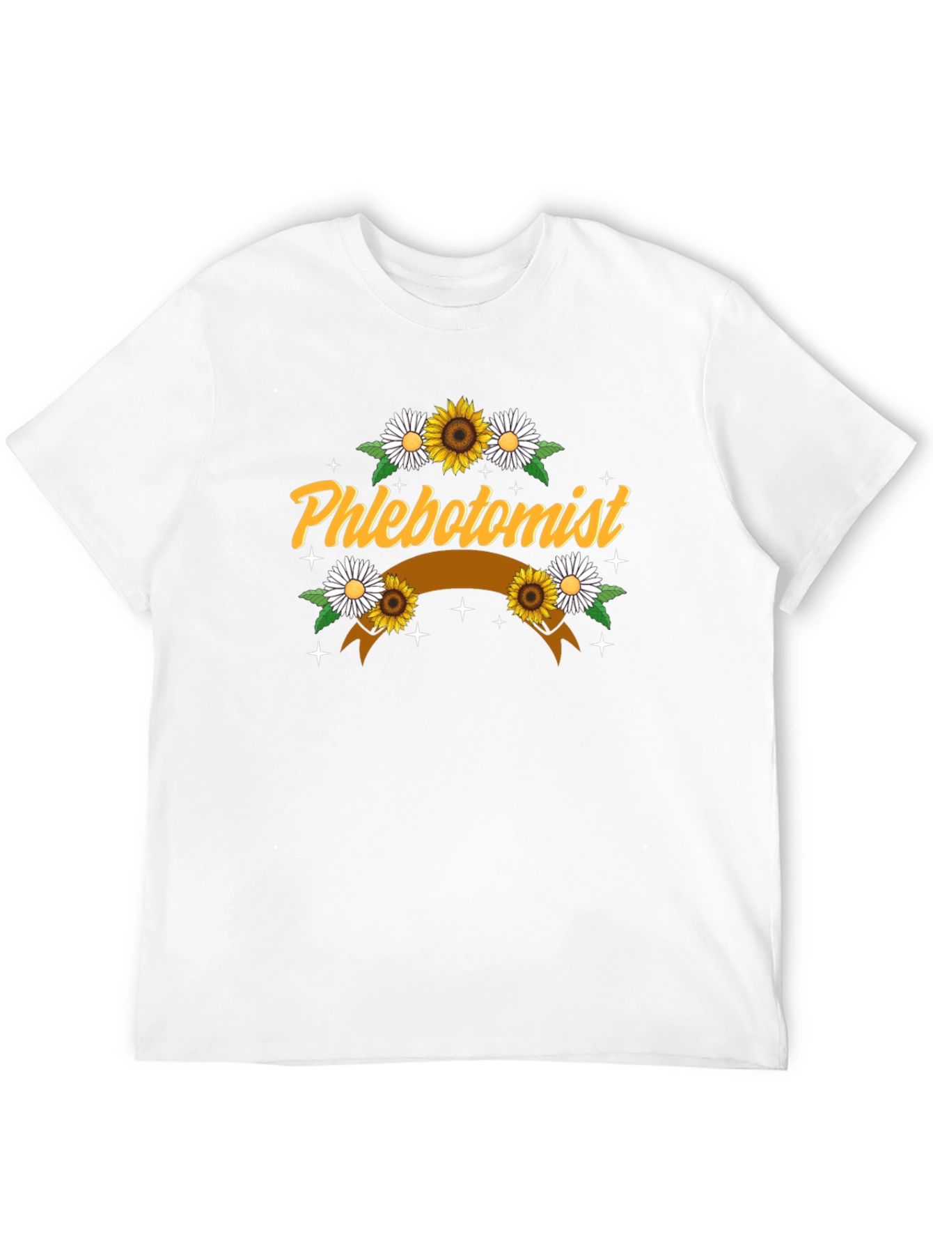 Phlebotomist Sunflower Graphic T-Shirt
