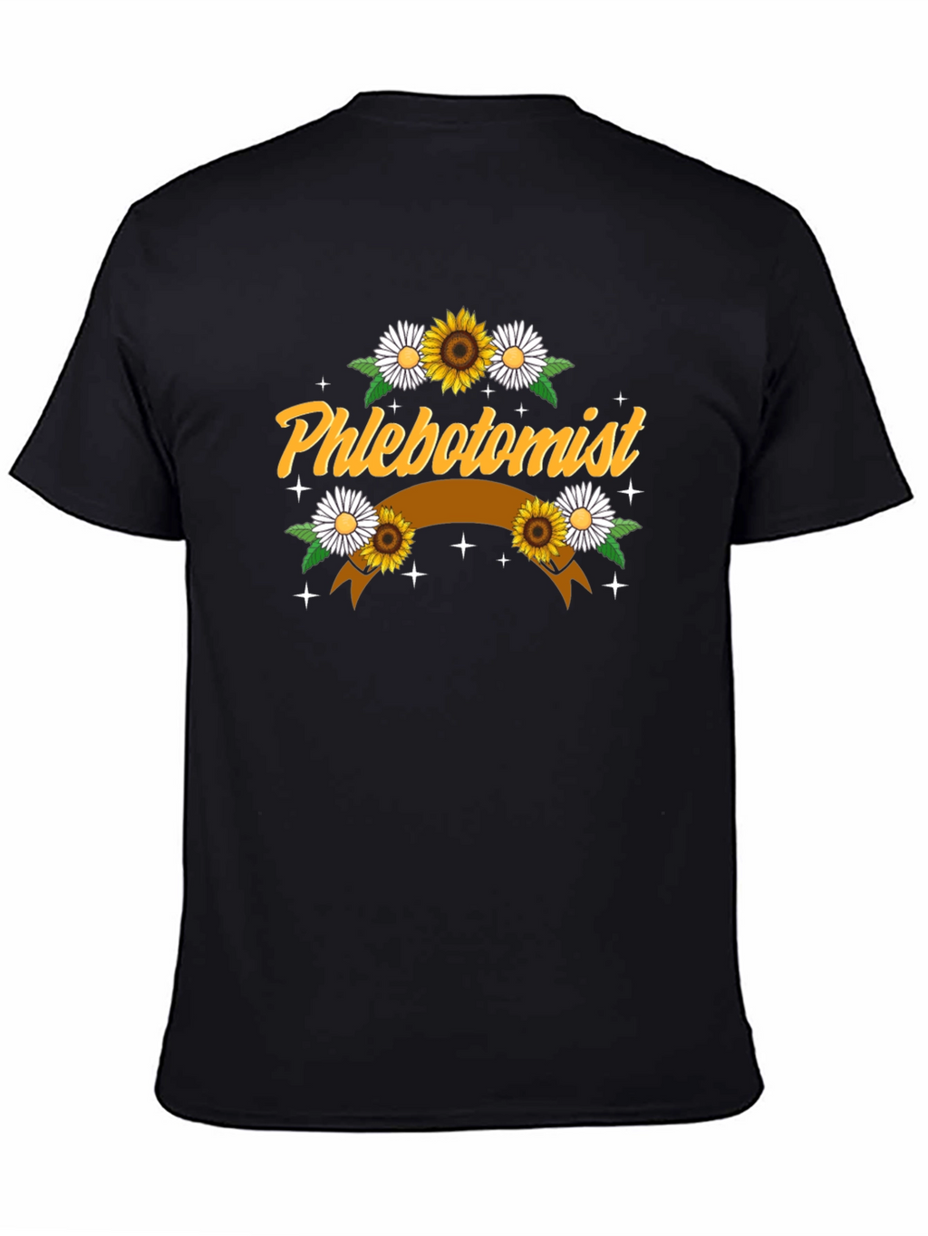 Phlebotomist Sunflower Graphic T-Shirt