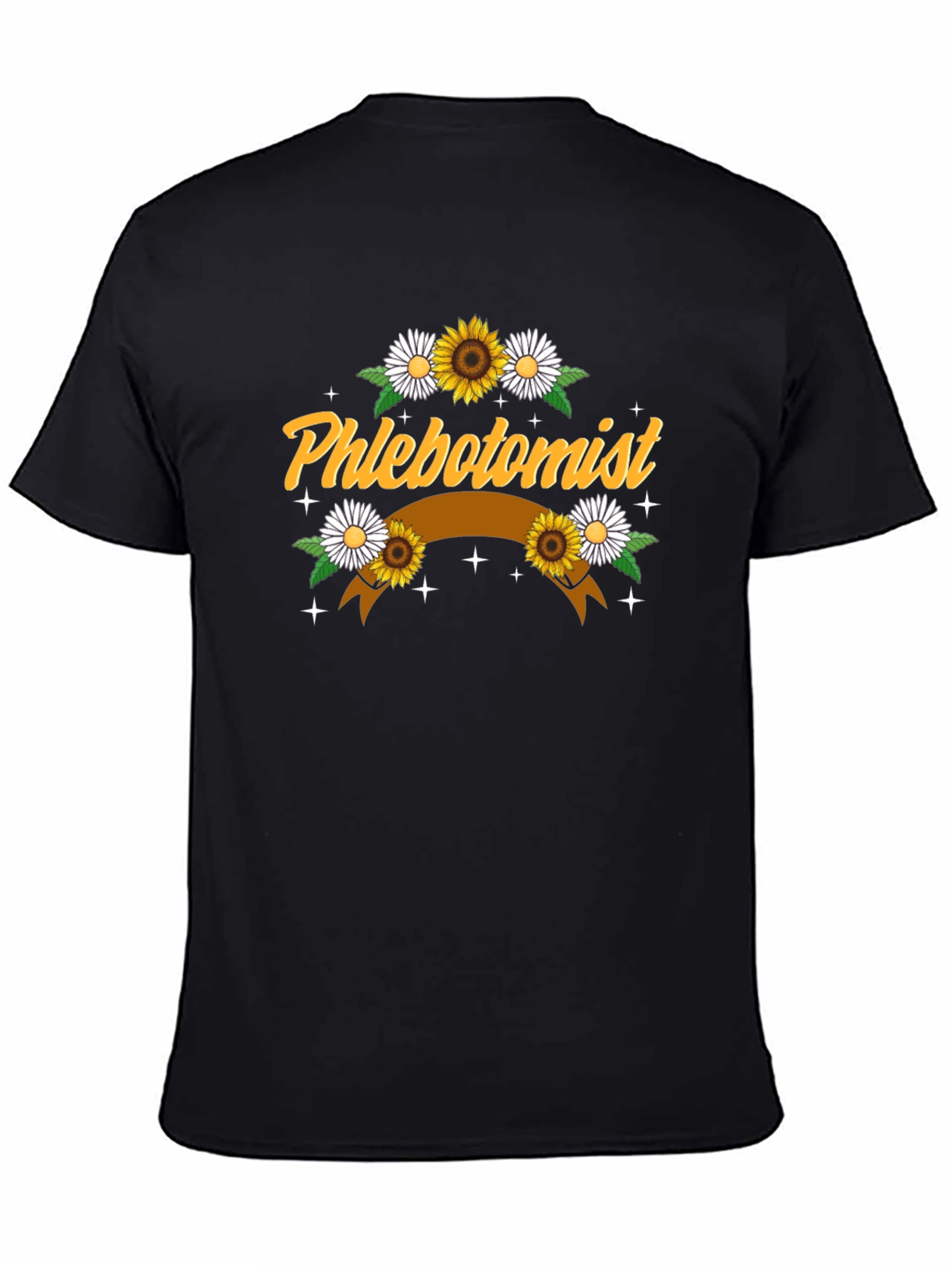 Phlebotomist Sunflower Graphic T-Shirt