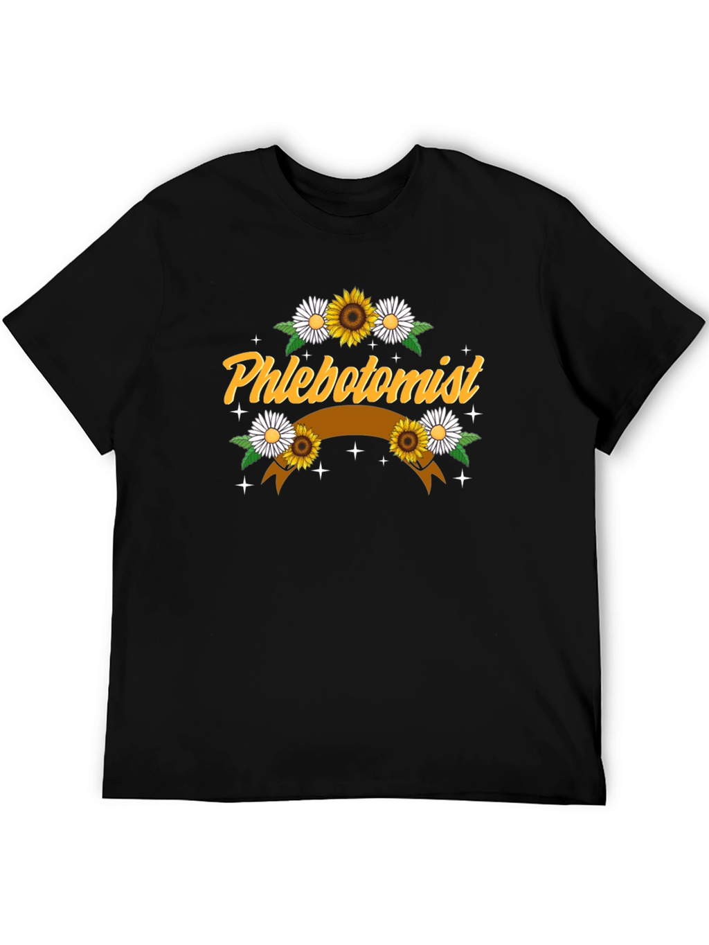 Phlebotomist Sunflower Graphic T-Shirt