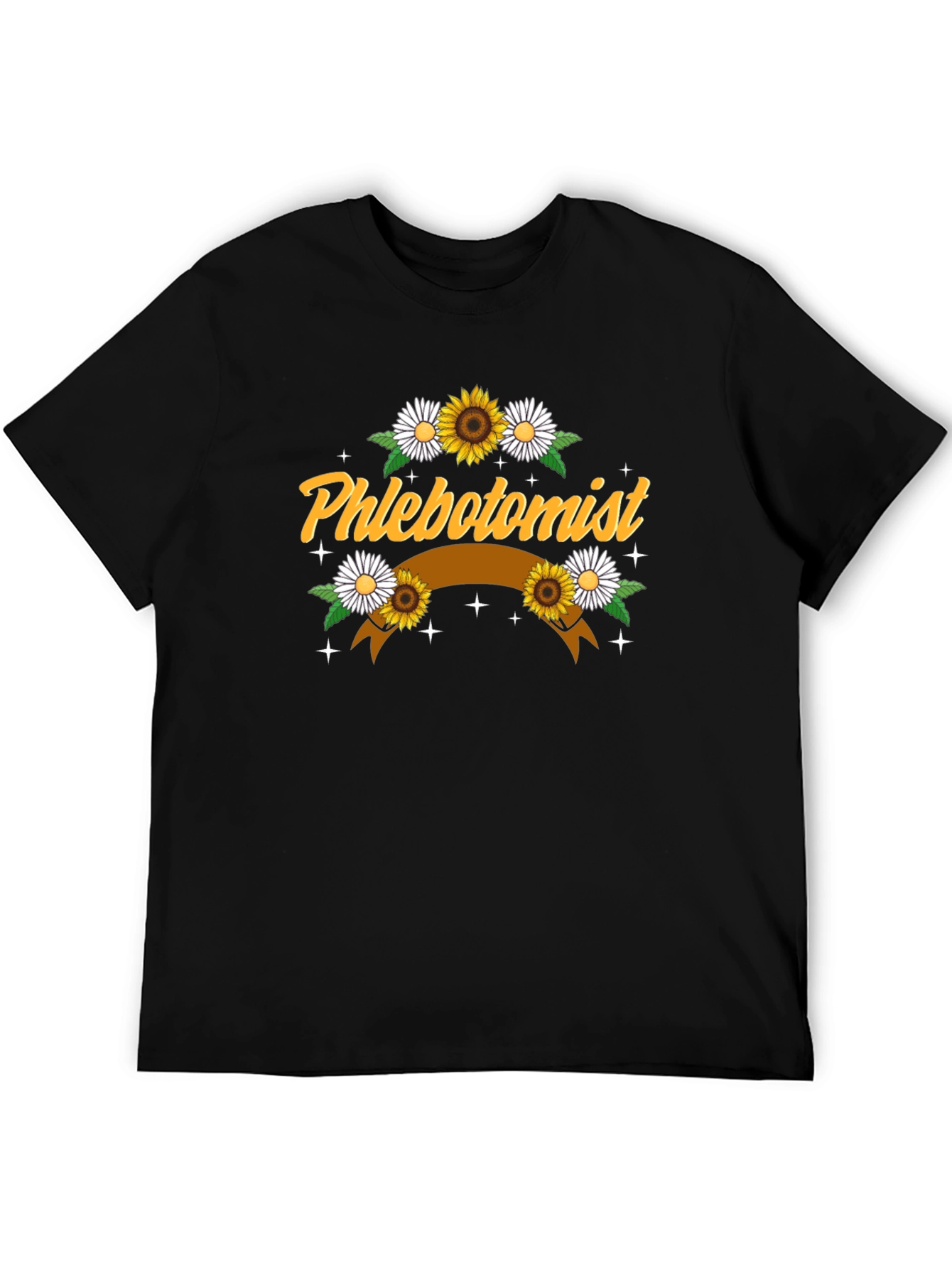 Phlebotomist Sunflower Graphic T-Shirt