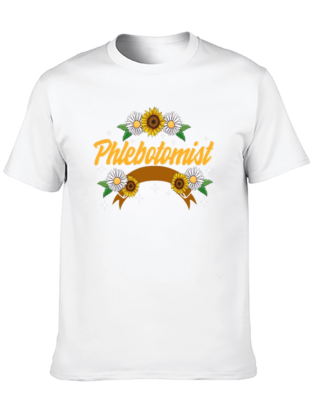 Phlebotomist Sunflower Graphic T-Shirt