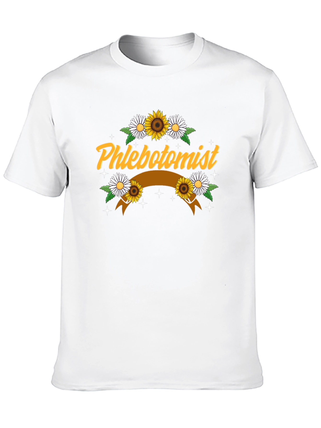 Phlebotomist Sunflower Graphic T-Shirt