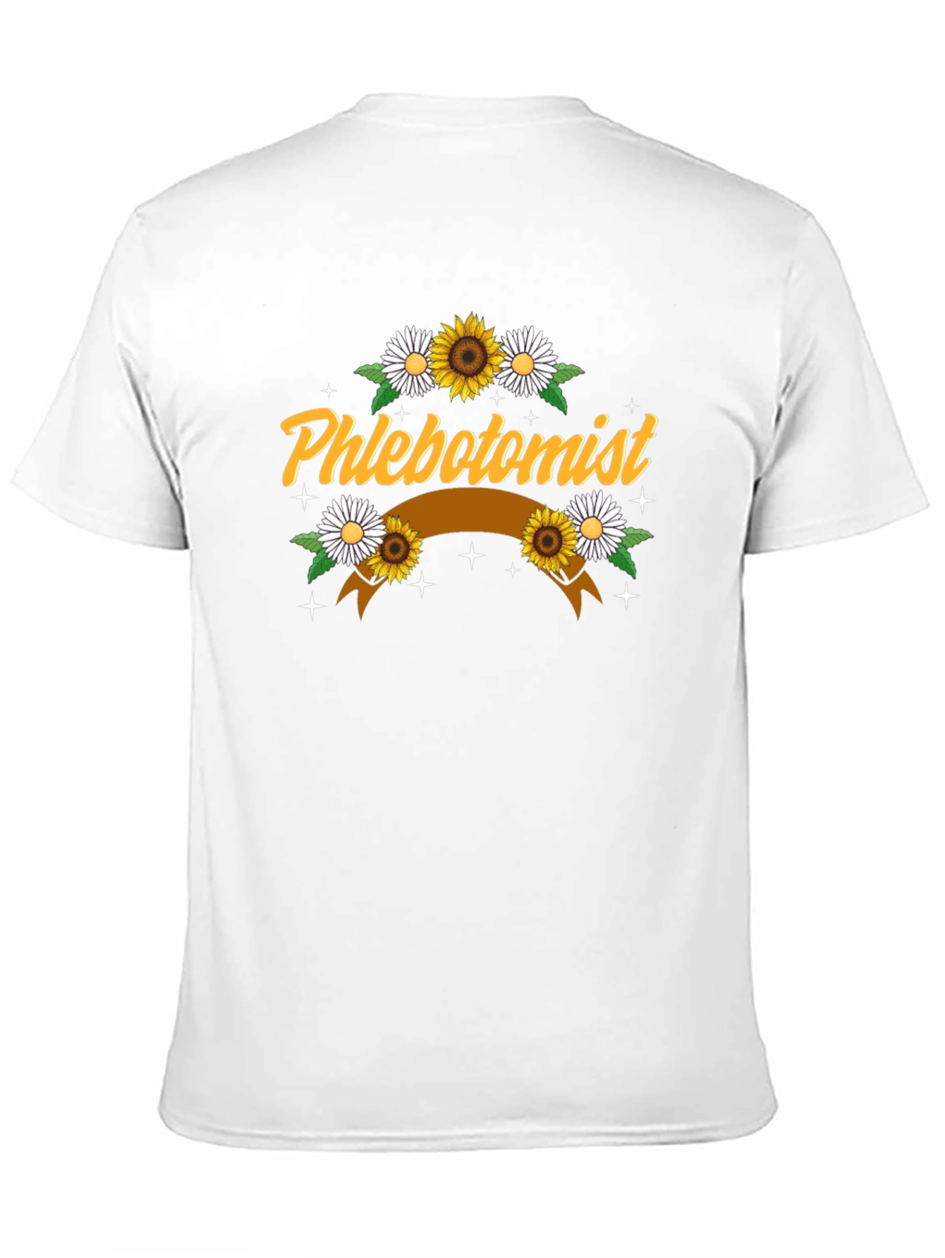 Phlebotomist Sunflower Graphic T-Shirt