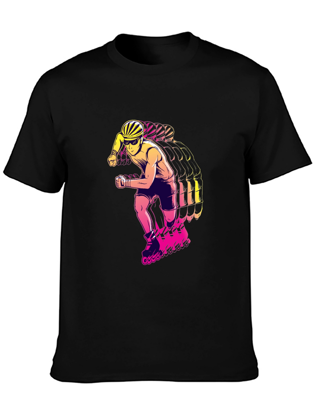 Rad Rollerblade Graphic Tee - Black