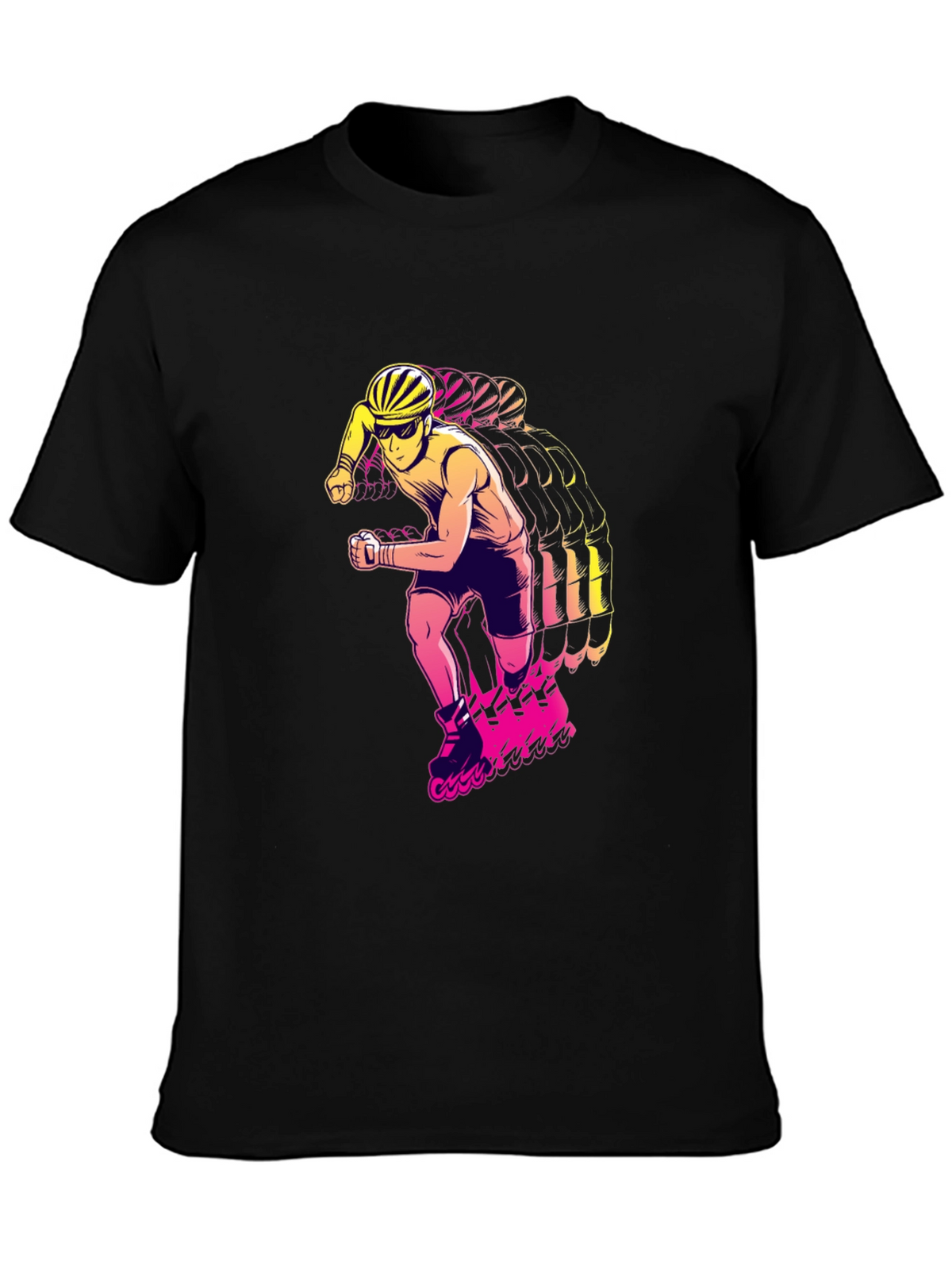 Rad Rollerblade Graphic Tee - Black