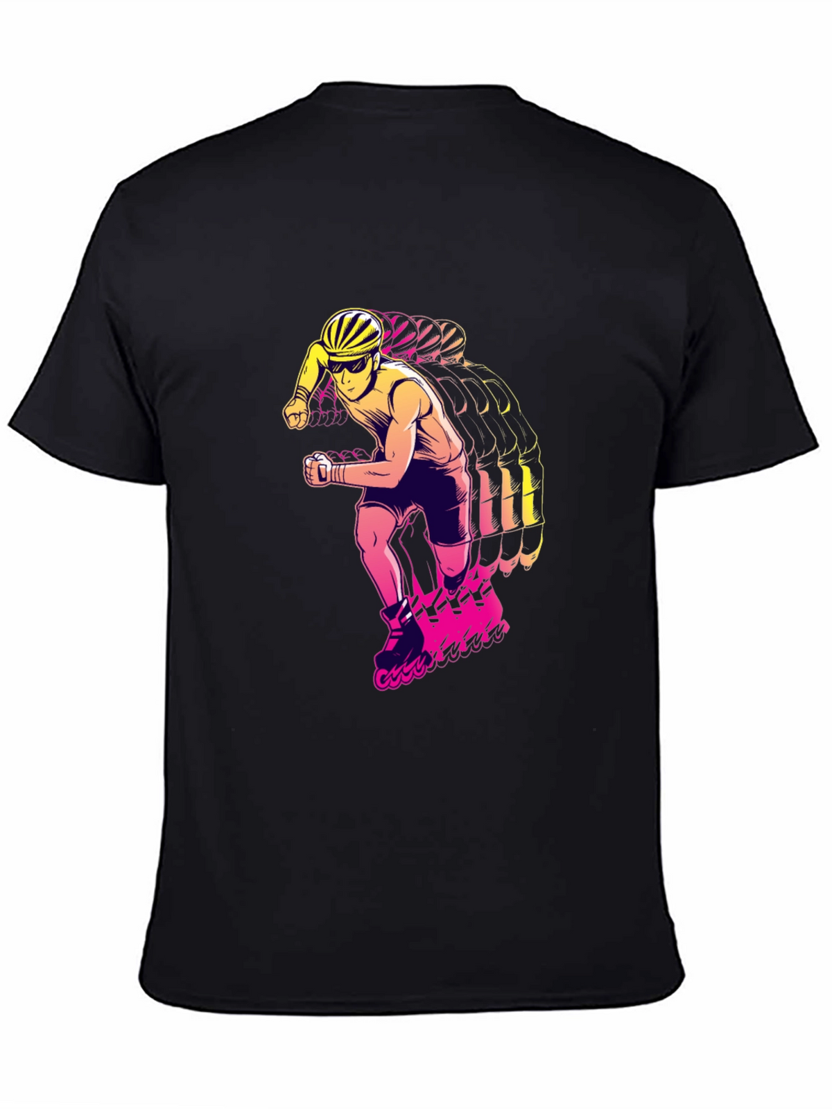 Rad Rollerblade Graphic Tee - Black
