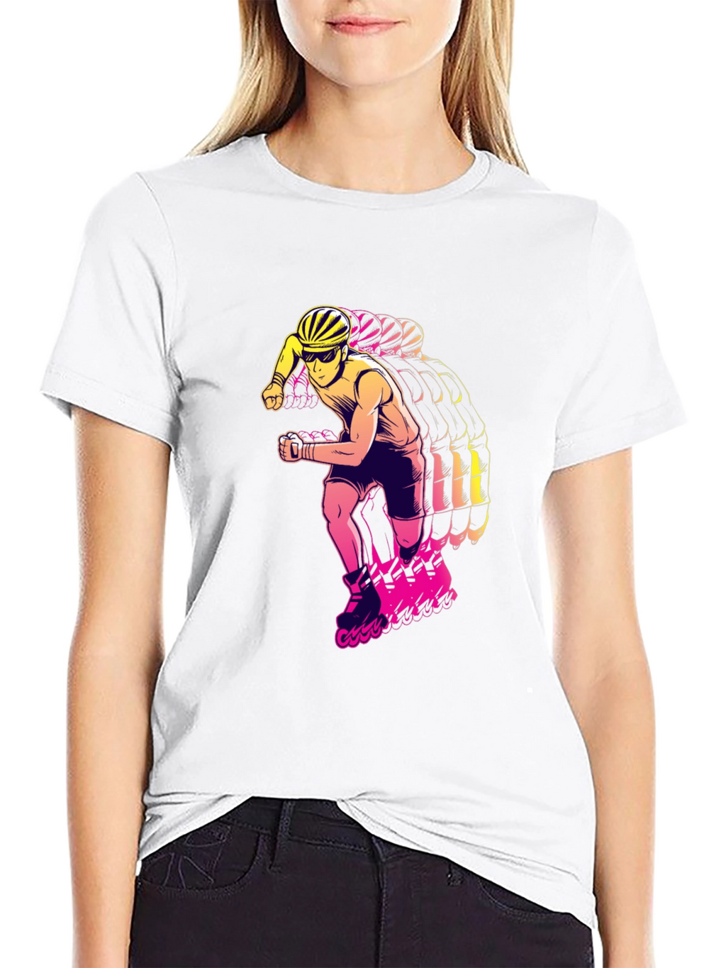 Rad Rollerblade Graphic Tee - Black