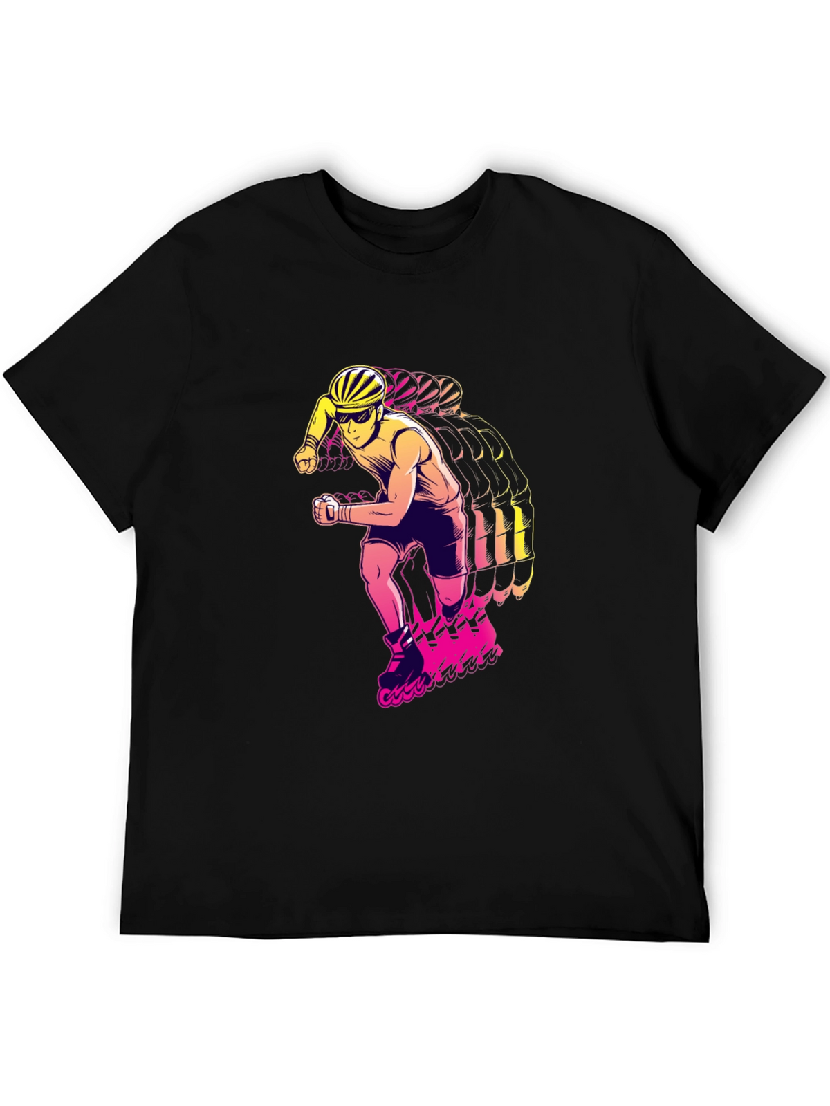 Rad Rollerblade Graphic Tee - Black