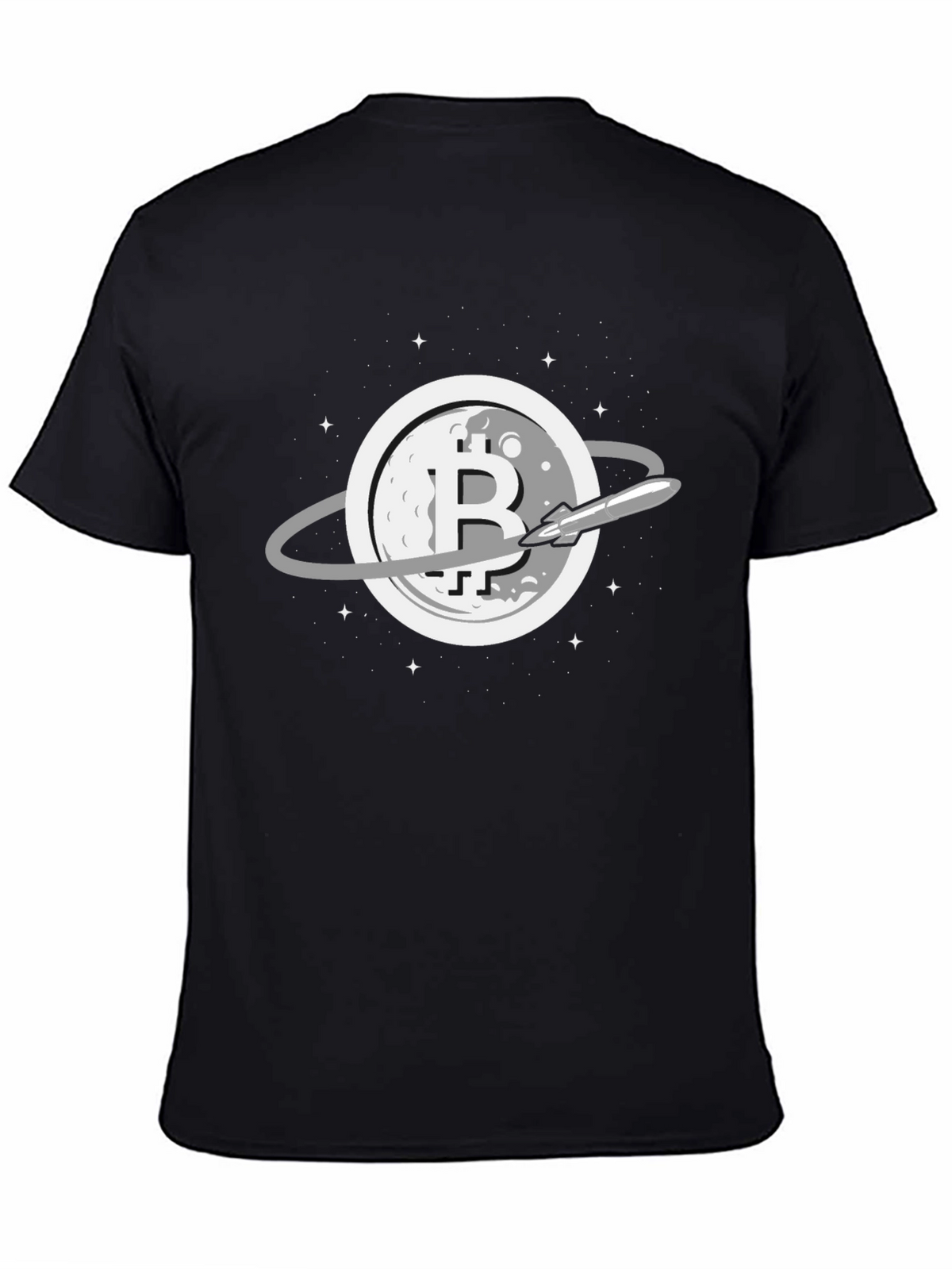 Bitcoin to the Moon T-Shirt - Crypto Rocket!