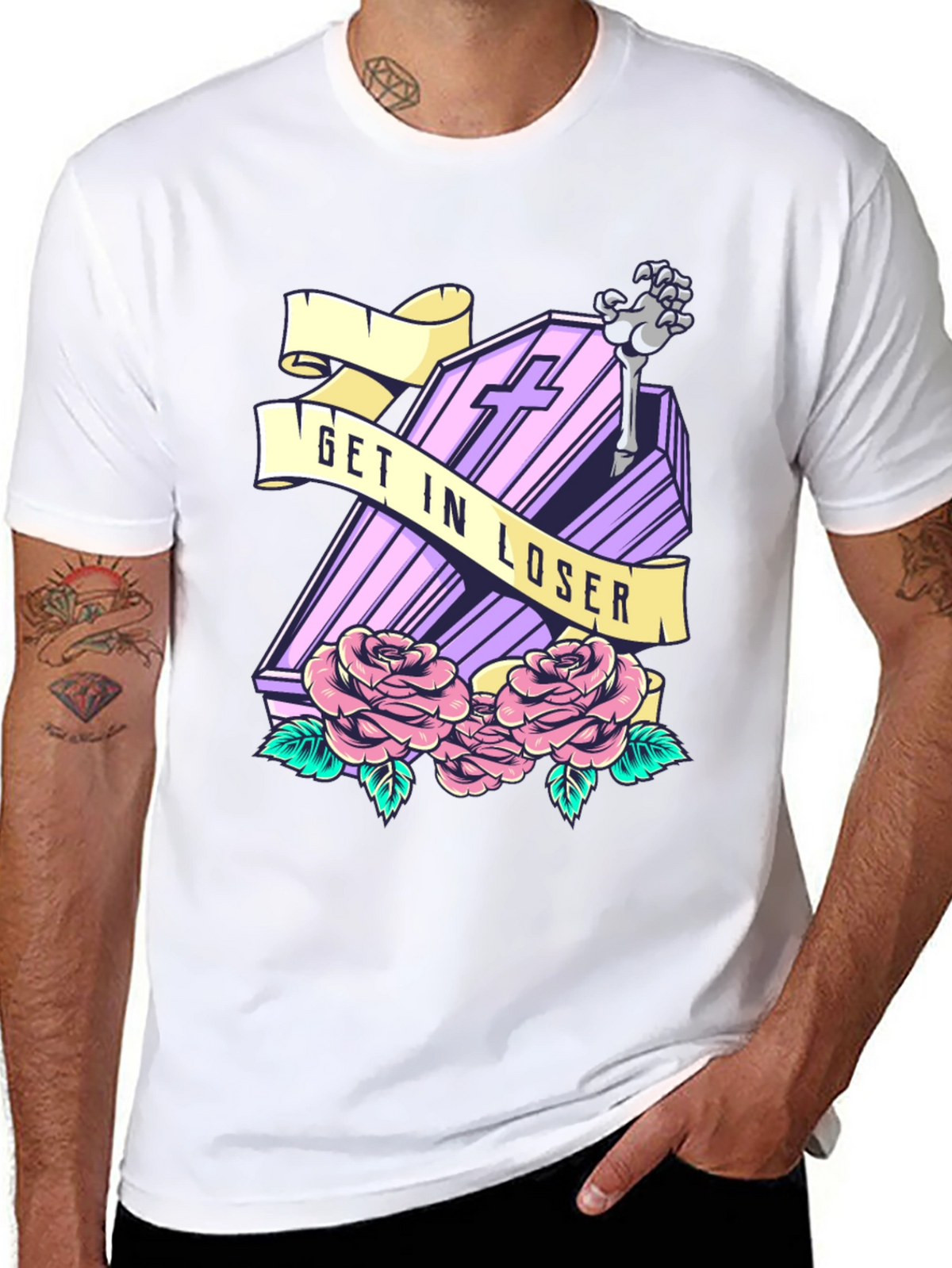 Get In Loser Coffin T-Shirt