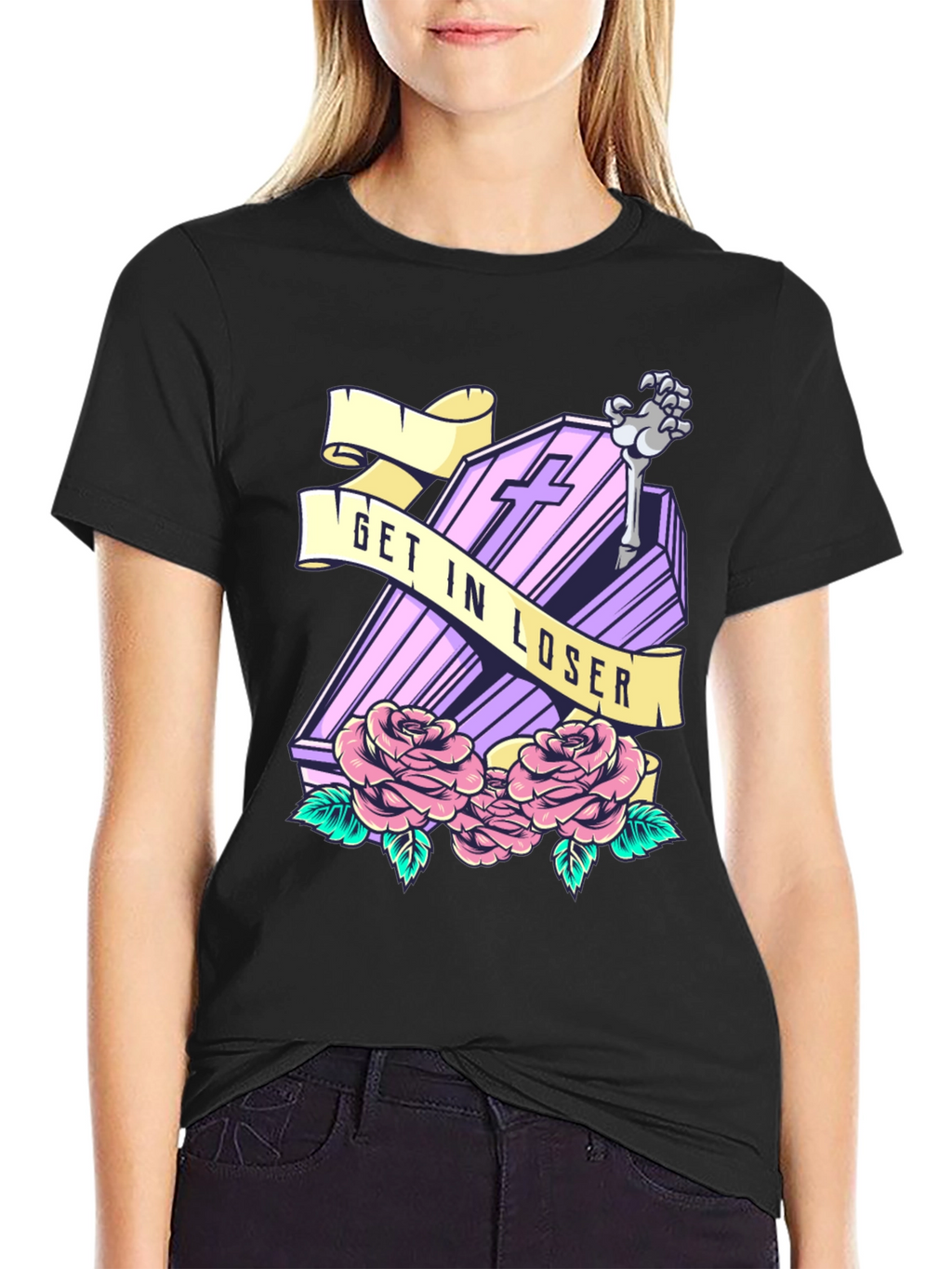 Get In Loser Coffin T-Shirt