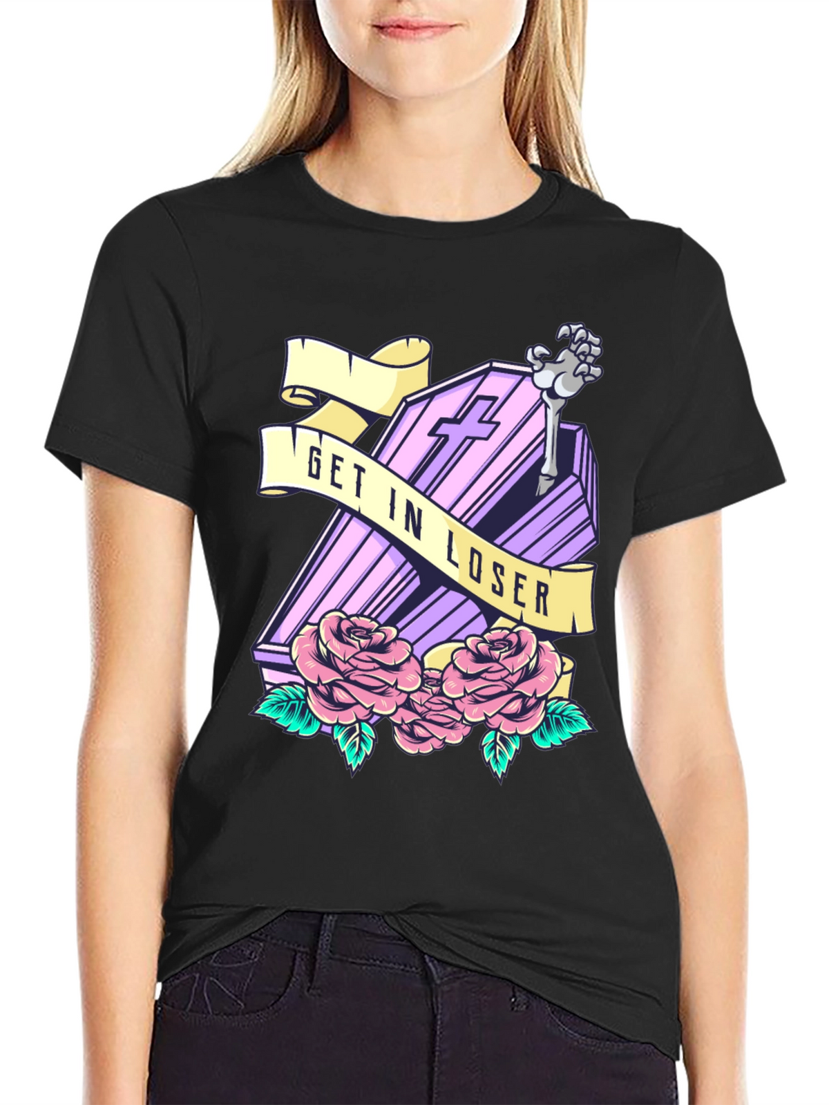 Get In Loser Coffin T-Shirt