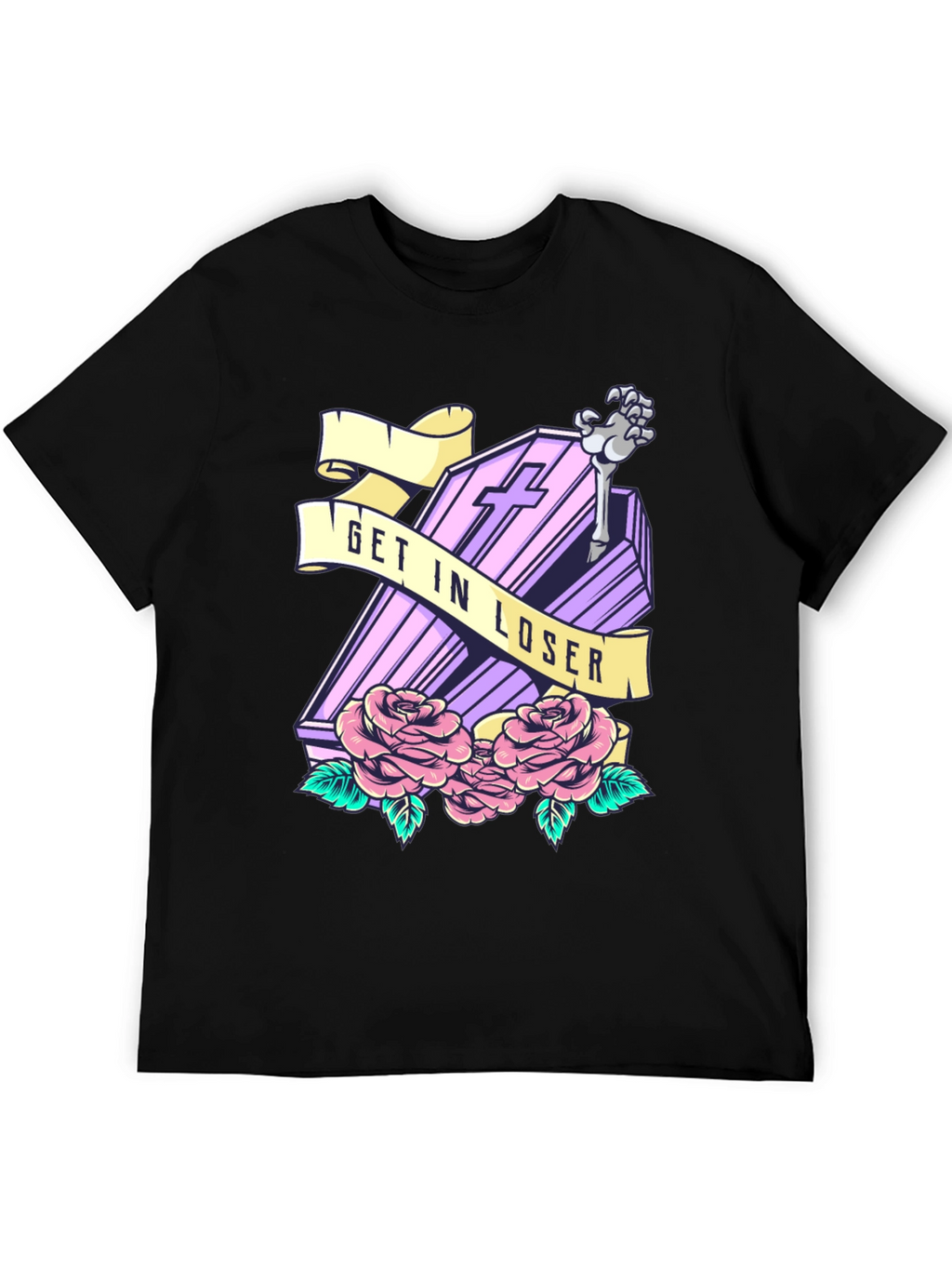 Get In Loser Coffin T-Shirt
