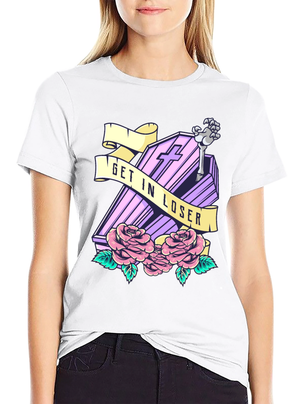 Get In Loser Coffin T-Shirt