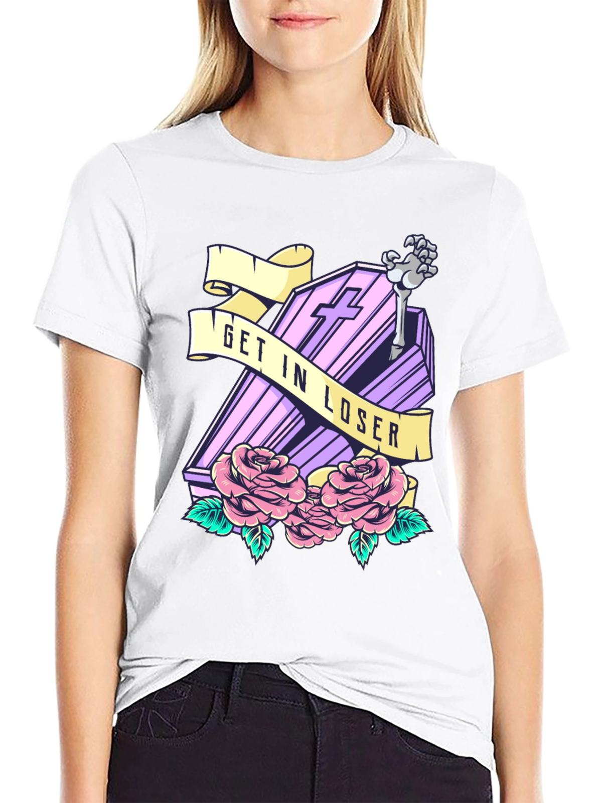 Get In Loser Coffin T-Shirt