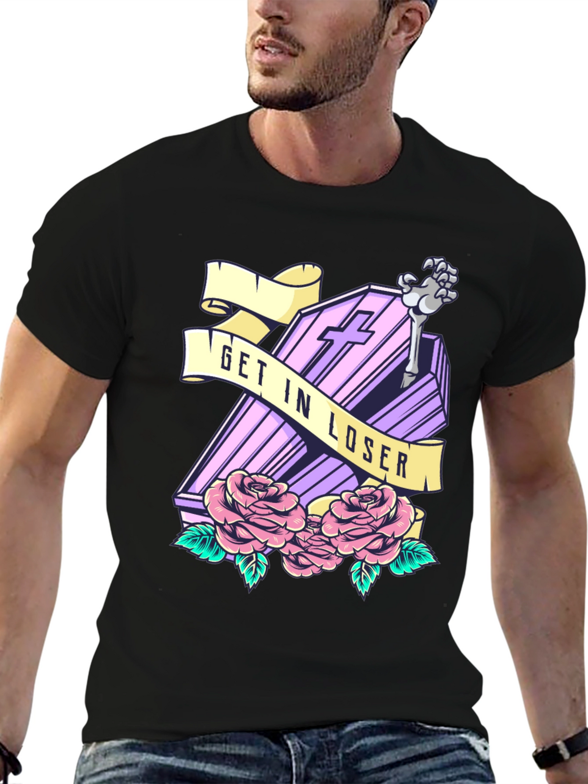 Get In Loser Coffin T-Shirt