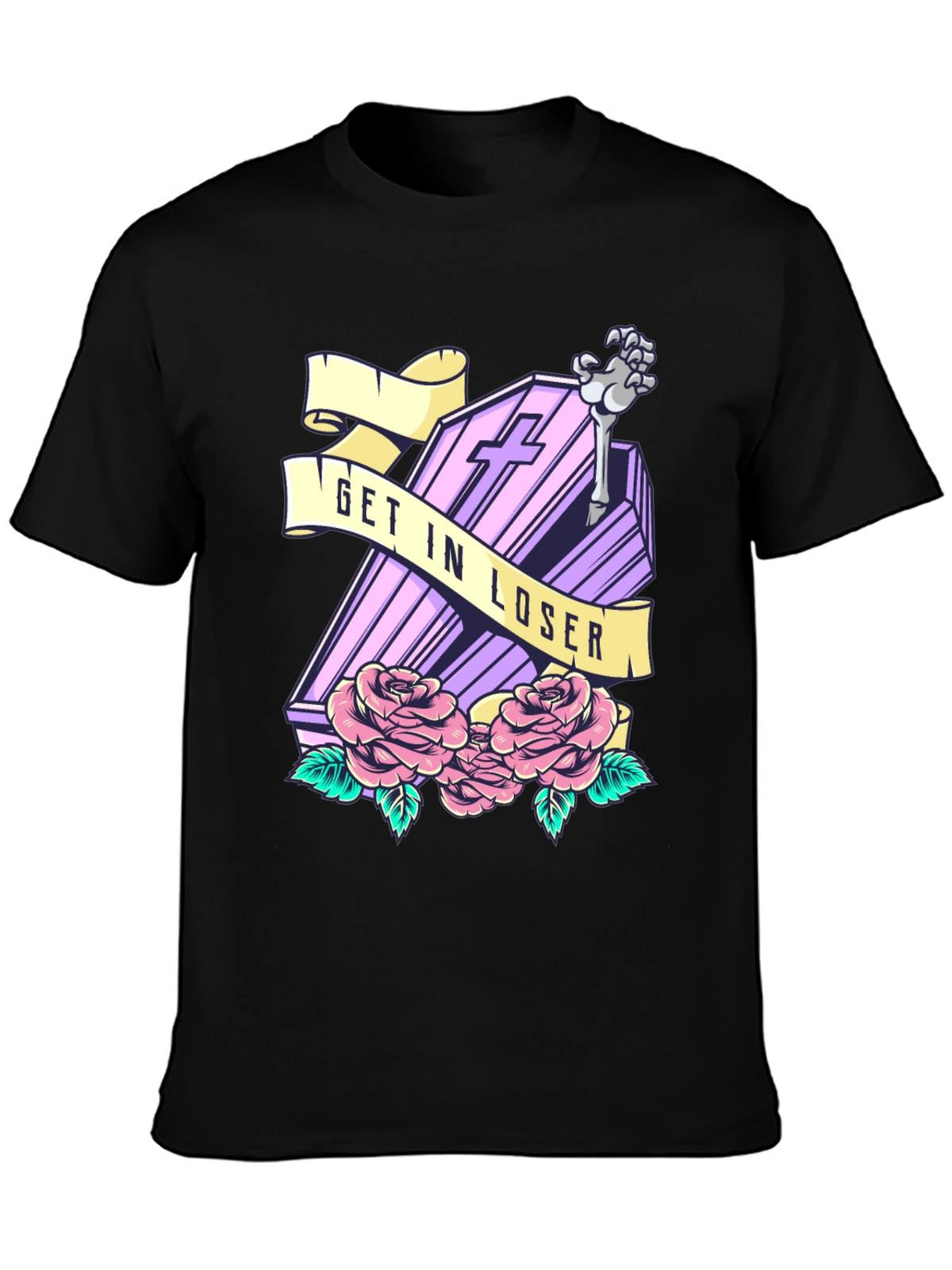 Get In Loser Coffin T-Shirt
