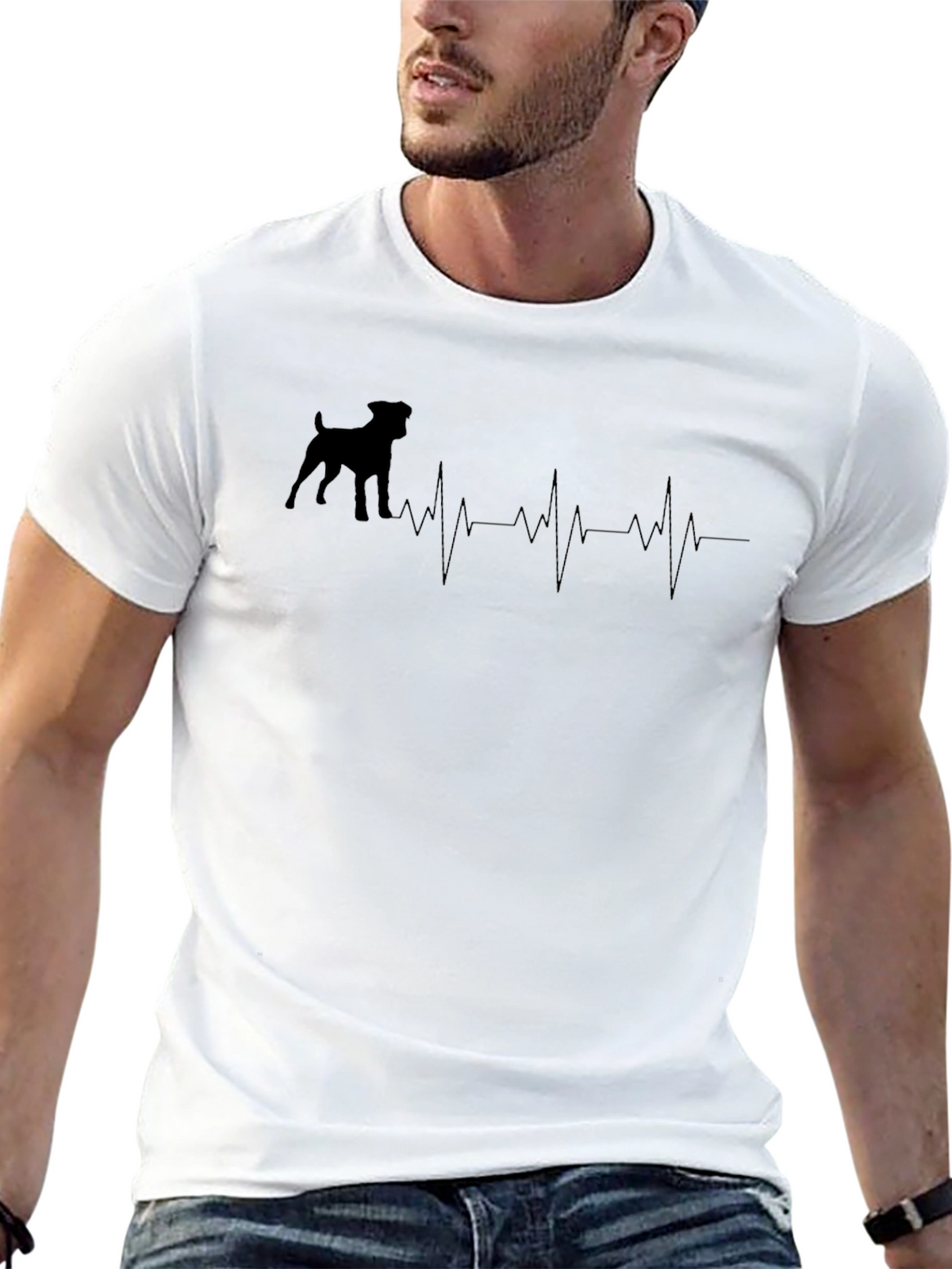 Dog Heartbeat T-Shirt - Love Your Pet!