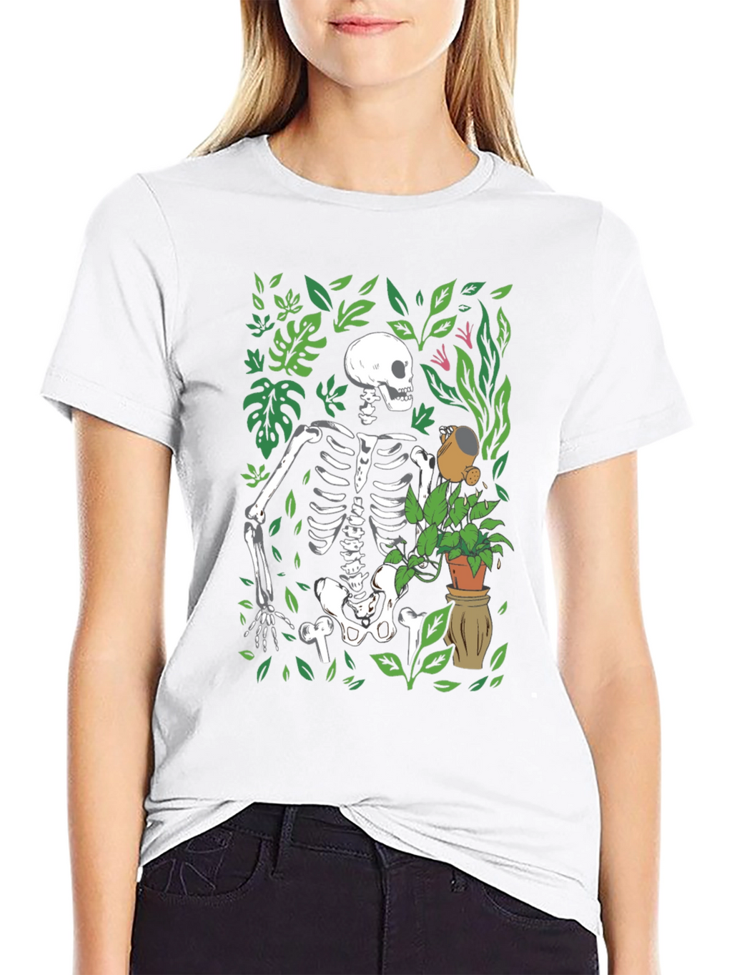 Skeleton Gardener Graphic Tee