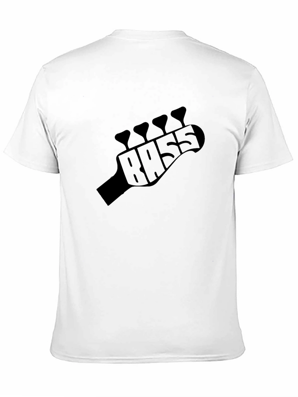 Bass Guitar Headstock T-Shirt - Musician Tee