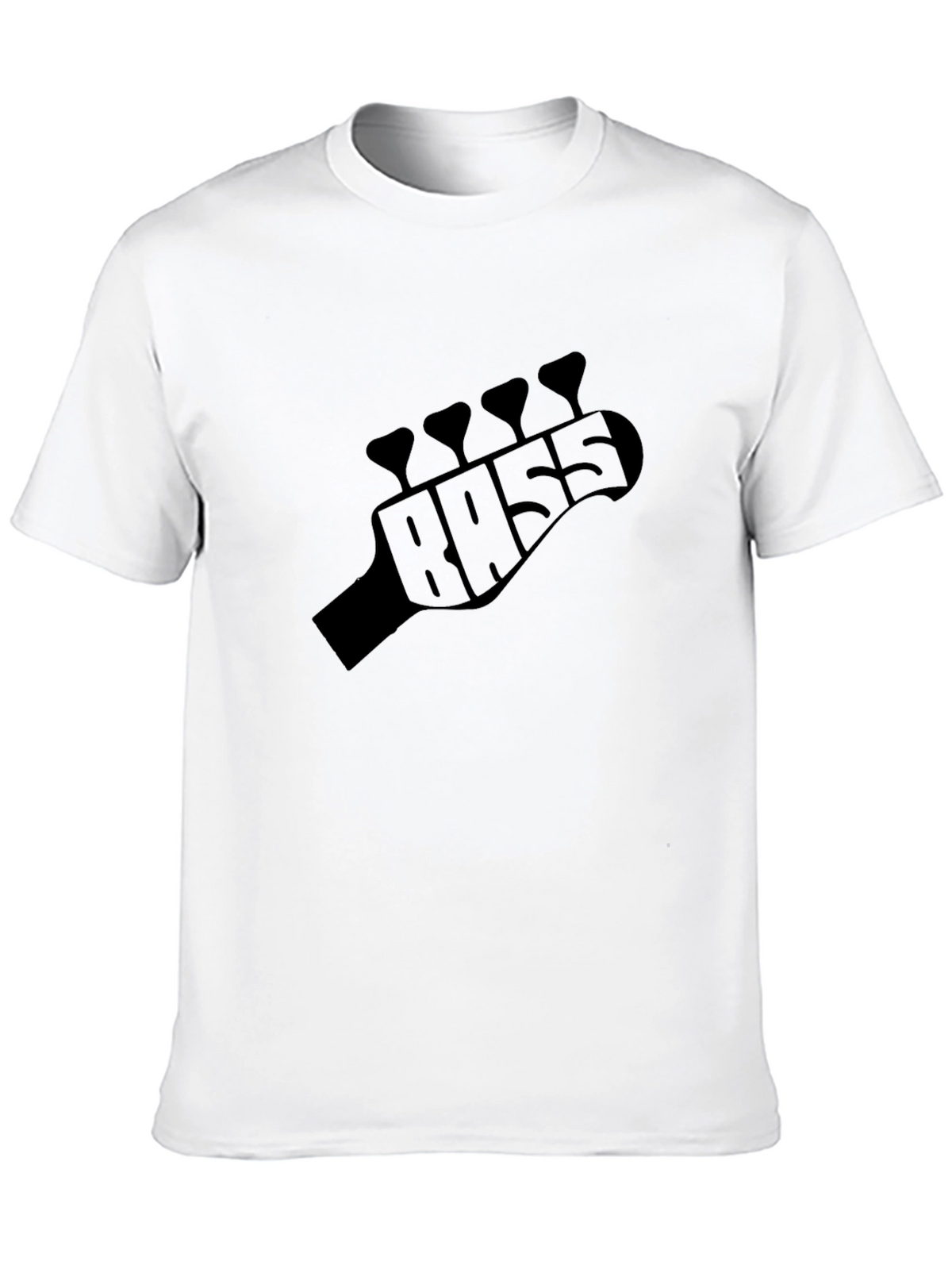 Bass Guitar Headstock T-Shirt - Musician Tee