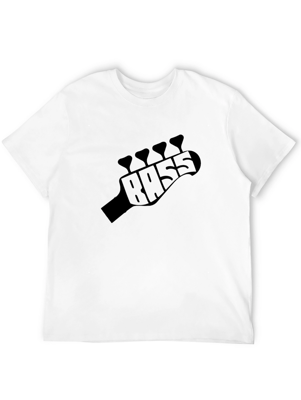 Bass Guitar Headstock T-Shirt - Musician Tee