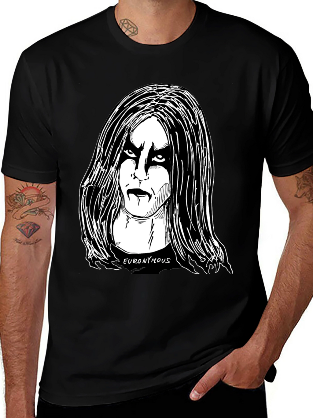 Euronymous Black Metal Graphic Tee