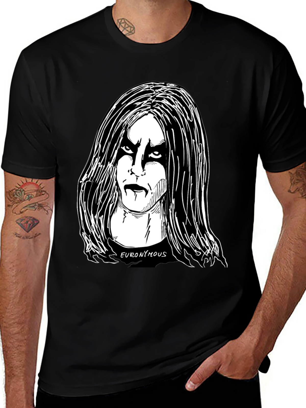 Euronymous Black Metal Graphic Tee